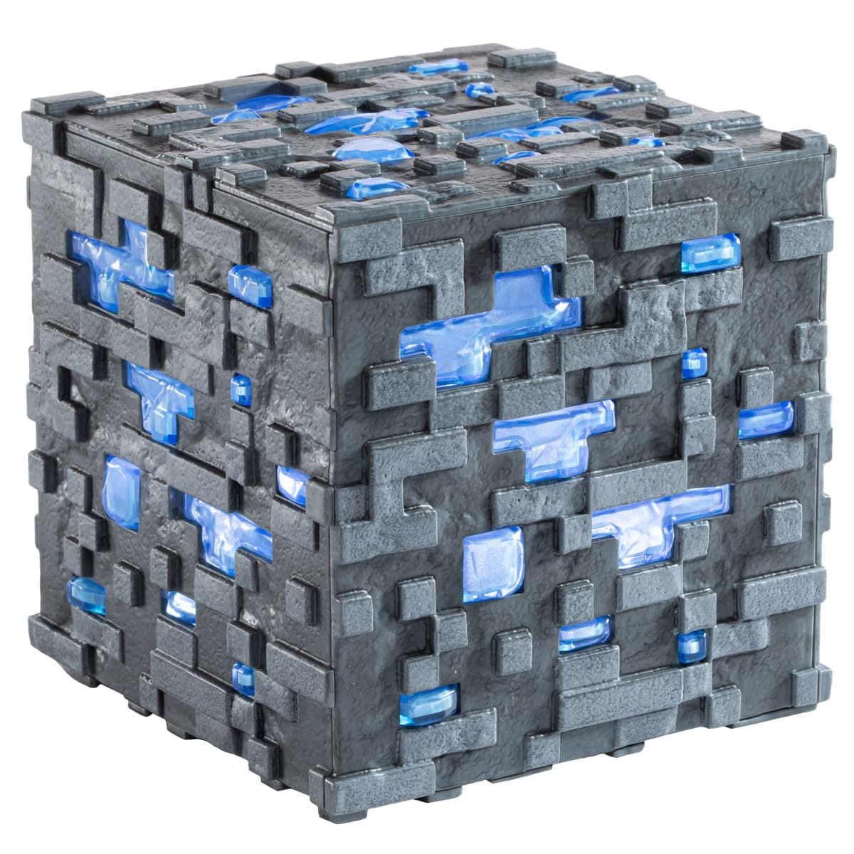 Noble Collection Dekolicht Minecraft Lampe Replik Illuminating Diamond Ore Cube 10 cm