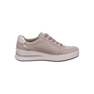 Ara Lazio - Damen Schuhe Schnürschuh Sneaker Glattleder beige
