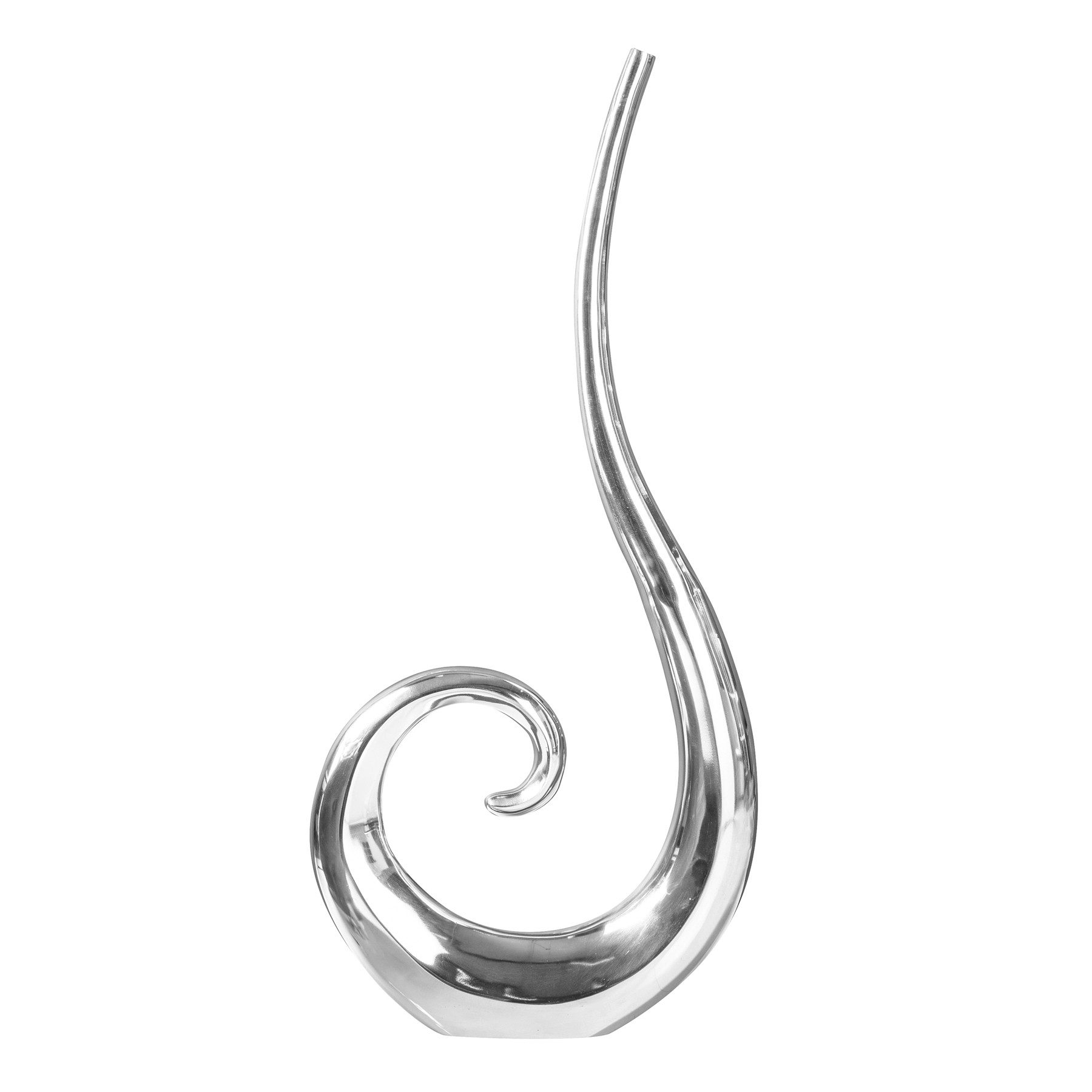 riess-ambiente Bodenvase WAVE XL 106cm silber, günstig online kaufen