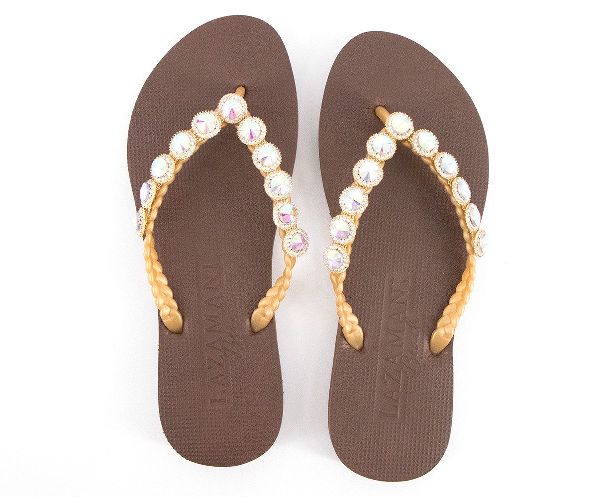 Lazamani Lazamani Flip-Flops Brown - LA77002-brown günstig online kaufen