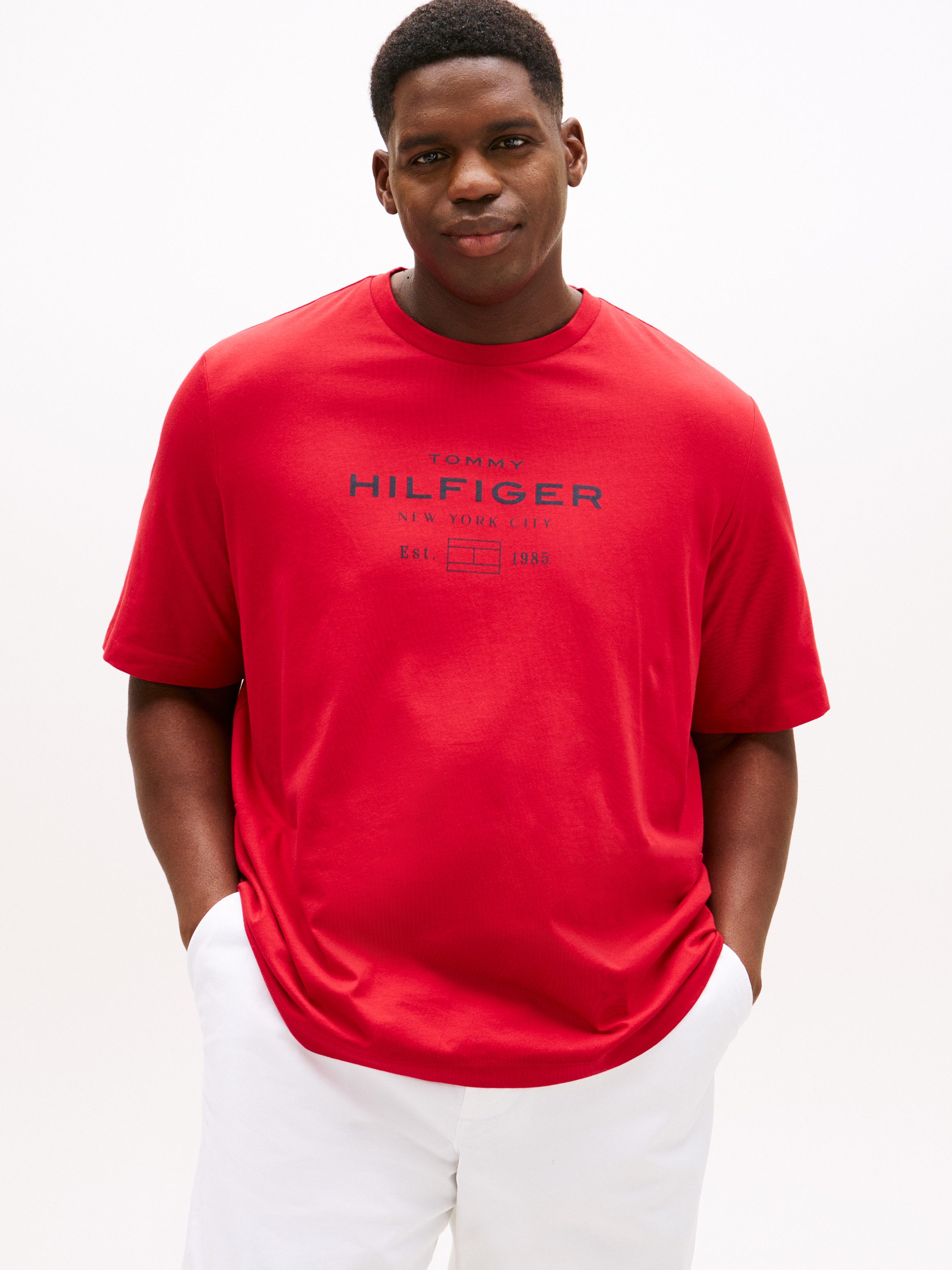Tommy Hilfiger Big & Tall T-Shirt HILFIGER STACK GRAPHIC TEE Große Größen günstig online kaufen