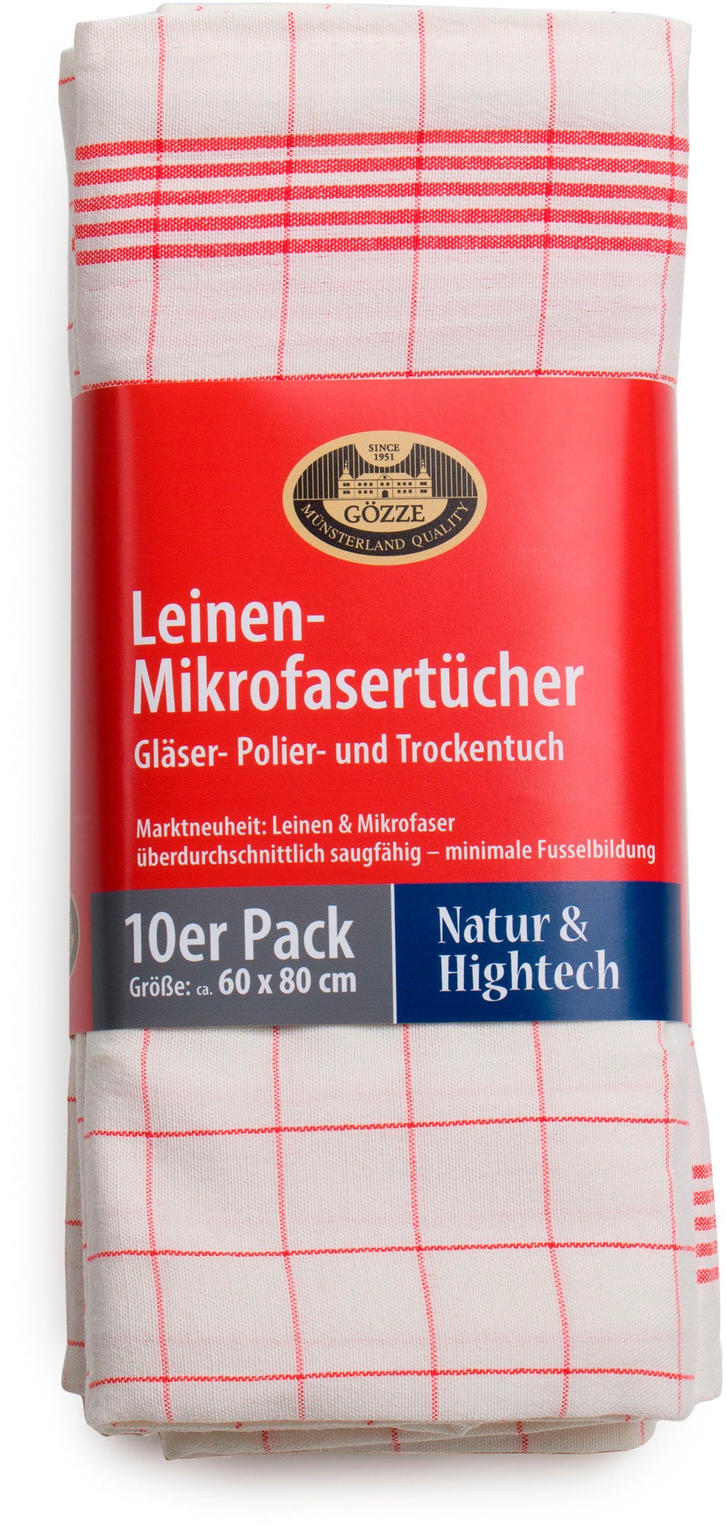 Gözze Geschirrtuch Gläser und Poliertuch, Des. günstig online kaufen