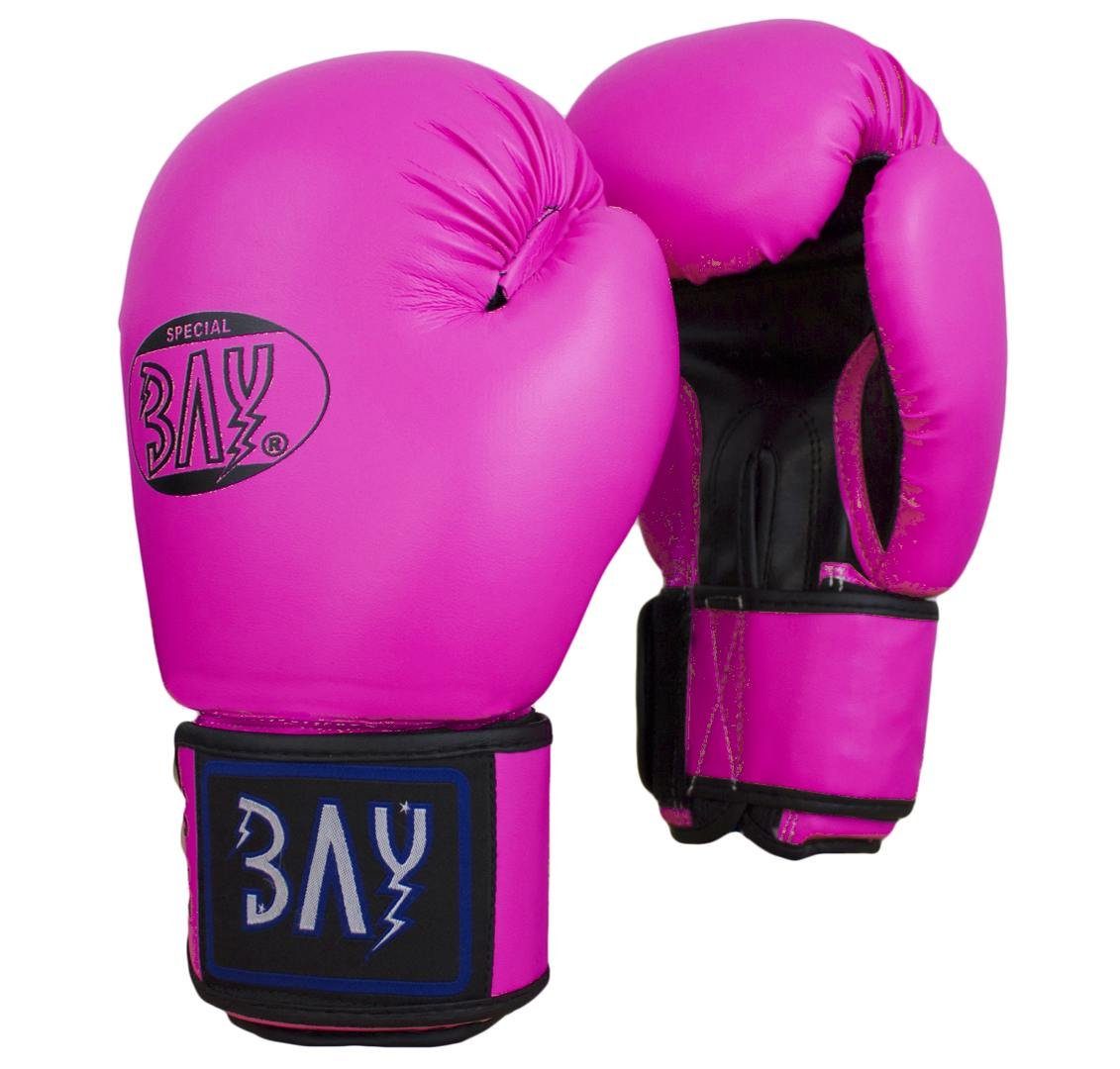 BAY-Sports Boxhandschuhe Future Box-Handschuhe pink/schwarz Boxen Kickboxen