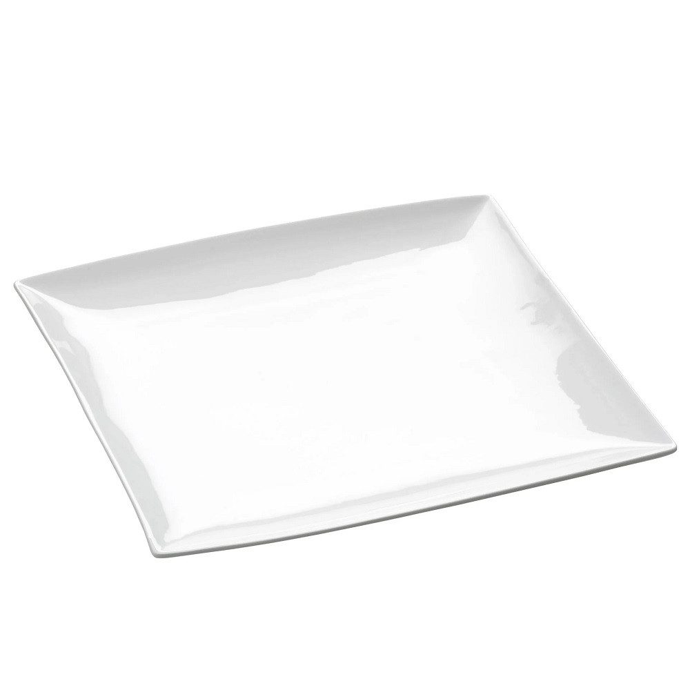 East Meets West Piatto Fondo Quadrato 18 Cm - Resistente E Di Design, Perfetto Per Zuppe E Pratti, Stile Orientale Moderno - 2