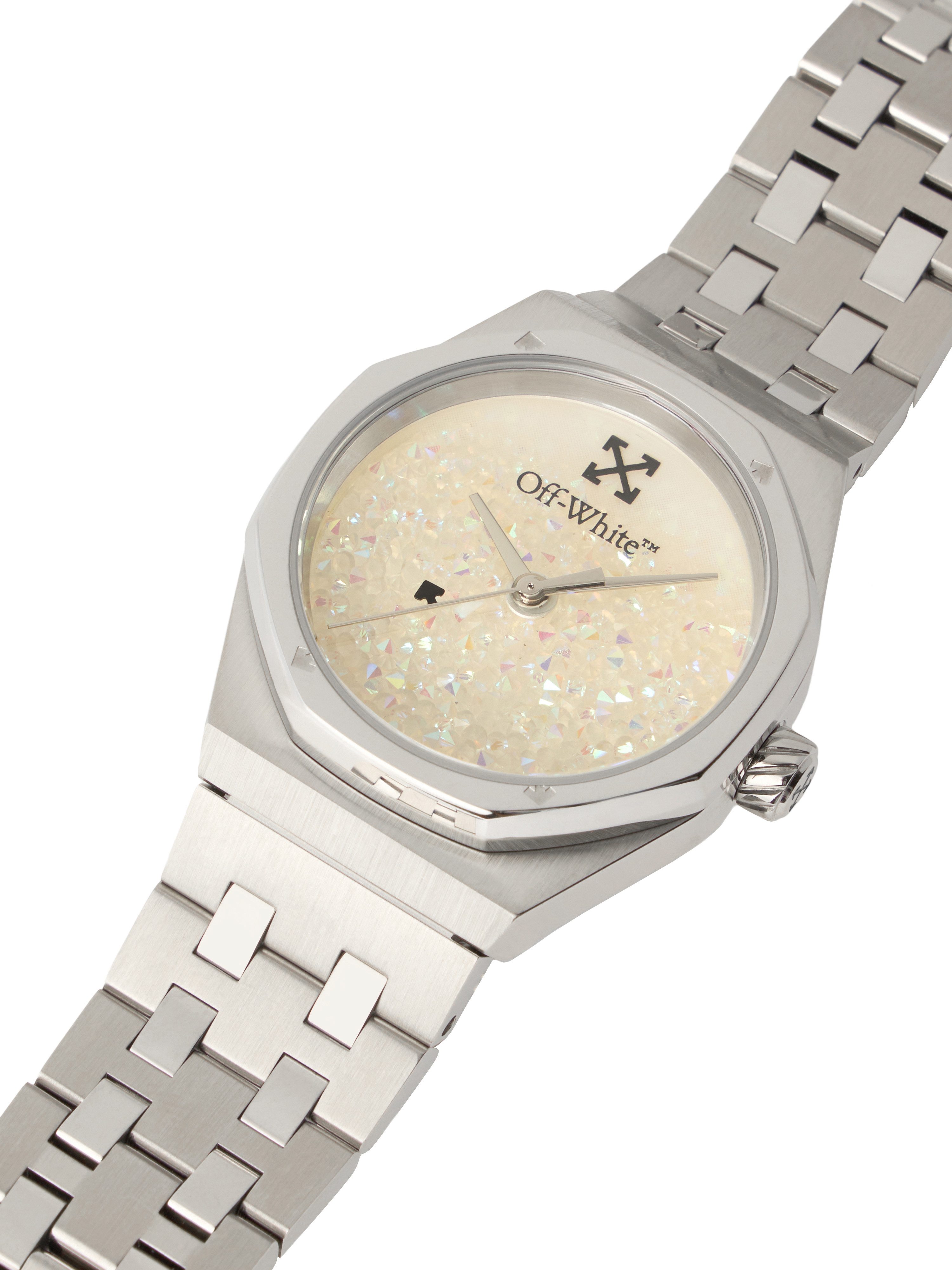 OFF-WHITE Quarzuhr DUST OW1L034M0035, Armbanduhr, Damenuhr, Edelstahlarmband, analog