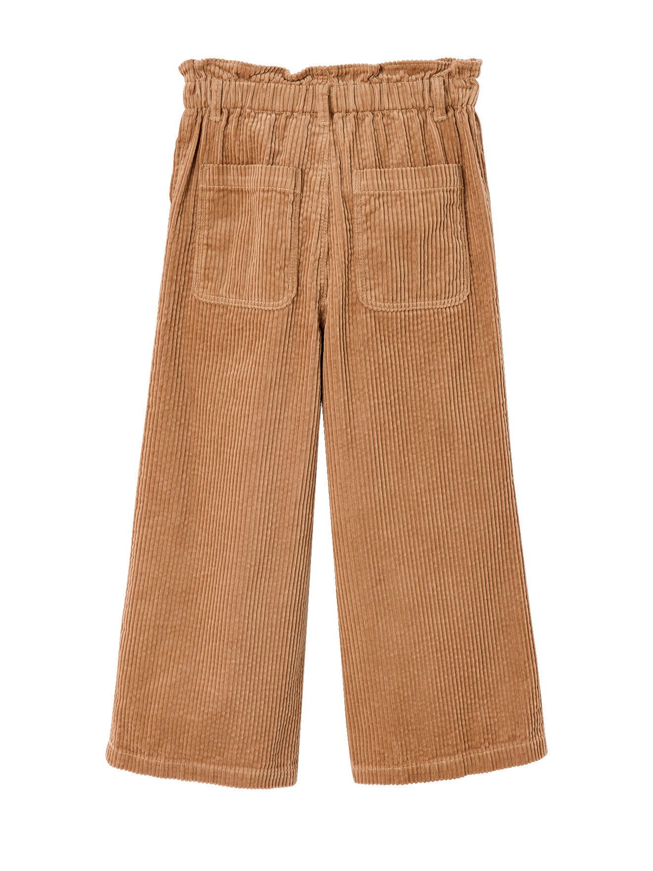 vertbaudet Cordhose Weite Mädchen Cordhose mit Paperbag-Bund
