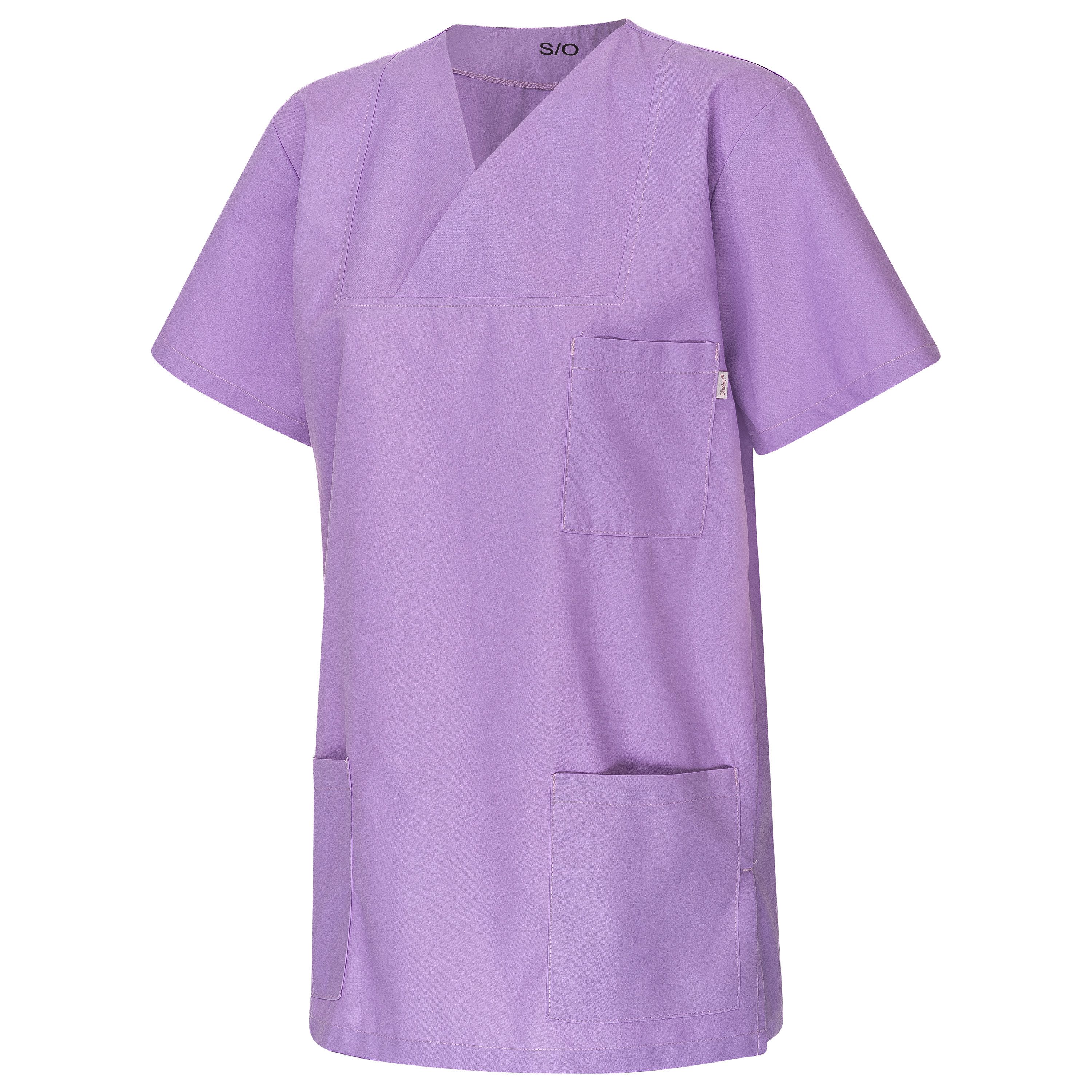 Clinotest Funktionsbluse Kasack für Damen & Herren – kochfest - 50% Baumwolle/50% Polyester