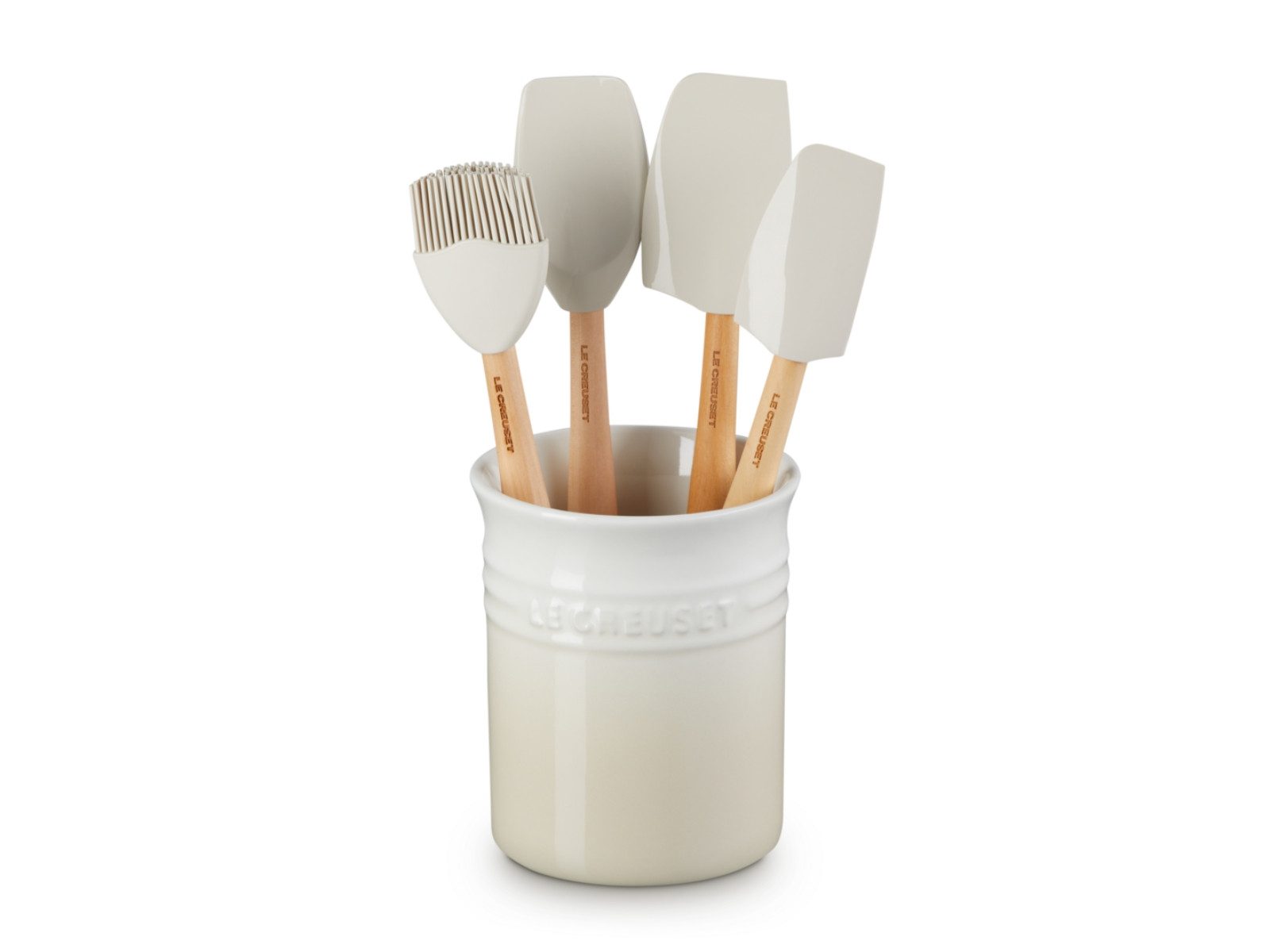LE CREUSET Küchenspachtel Craft Kochkelle meringue Set 5tlg