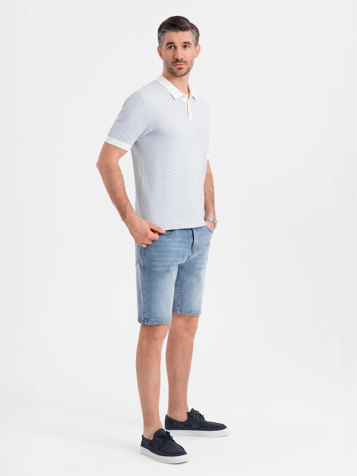 OMBRE Chinoshorts Klassisch geschnittene Denim-Shorts für günstig online kaufen