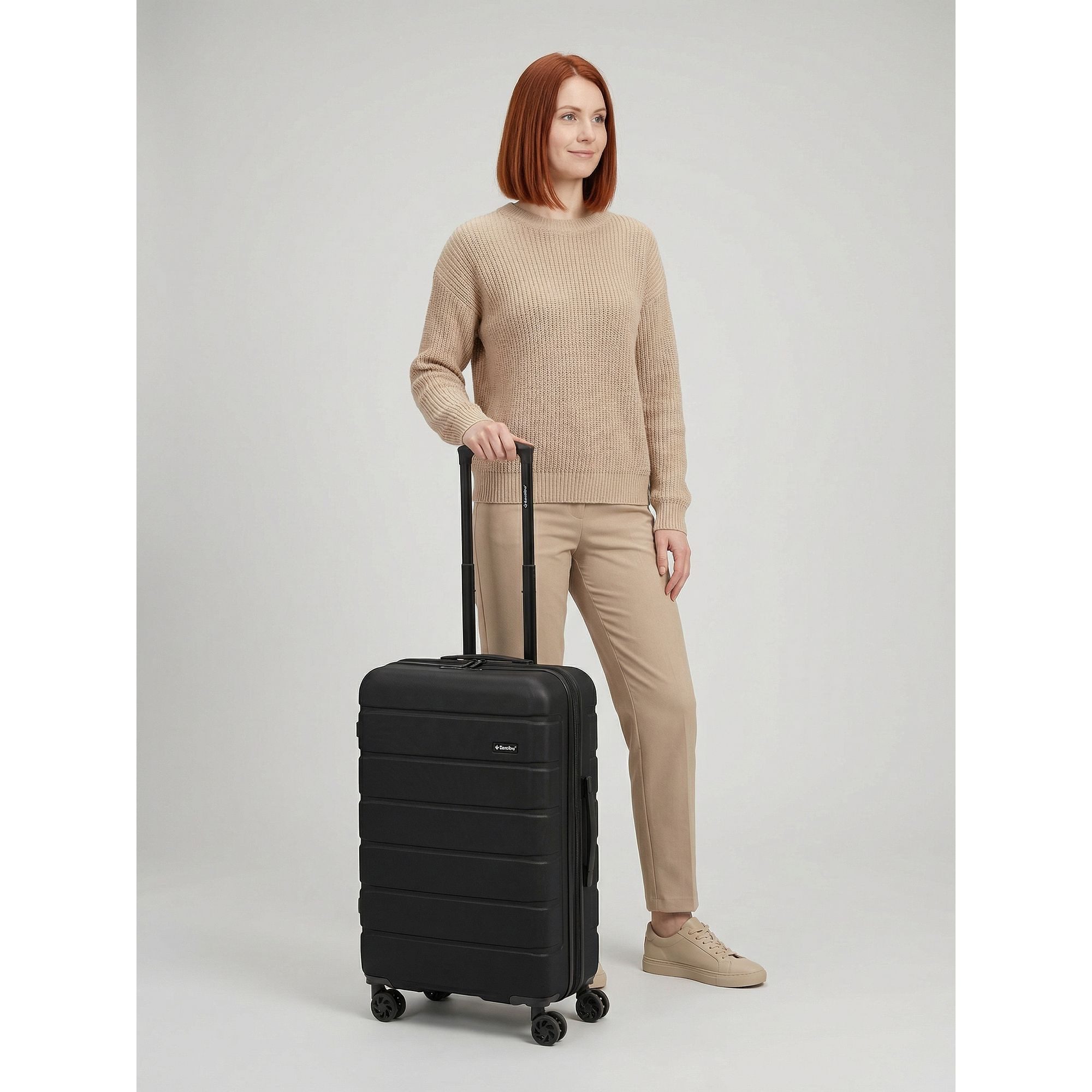 Saxoline® Hartschalen-Trolley Miami, 4 Rollen, ABS