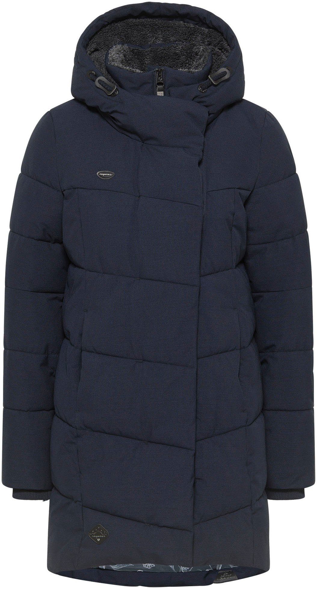 Wintermantel Ragwear PAVLA Steppjacke veganer NAVY