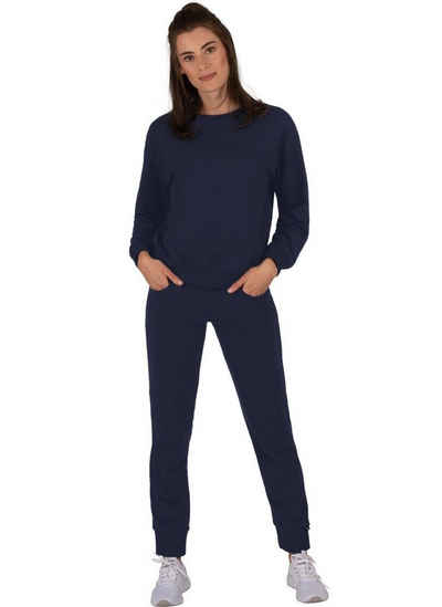 Trigema Sweatshirt TRIGEMA Bequemes Basic Homewear Set