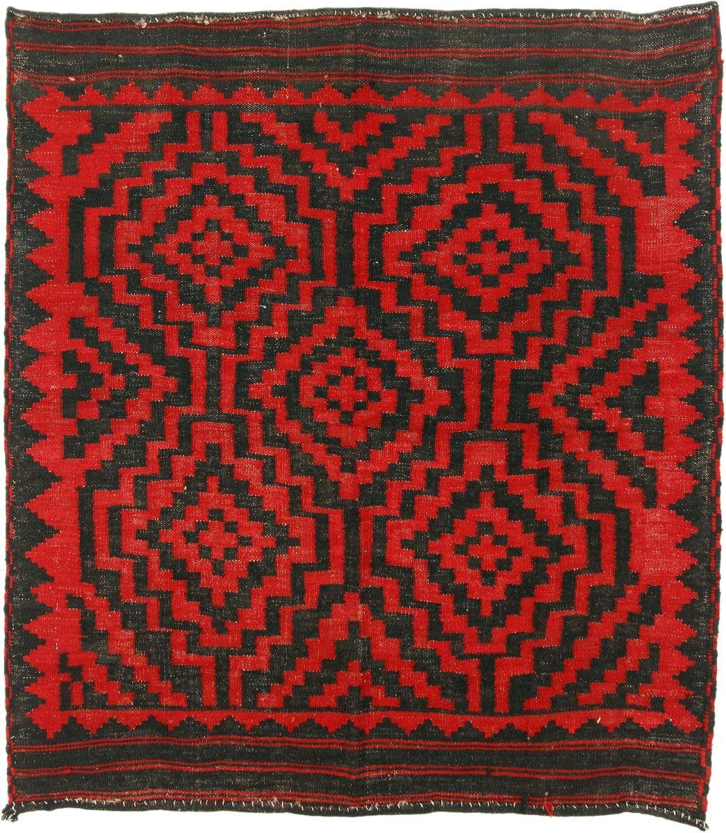 mm Orientteppich Trading, Handgewebter Höhe: 3 125x140 Nain rechteckig, Kelim Orientteppich, Afghan Antik