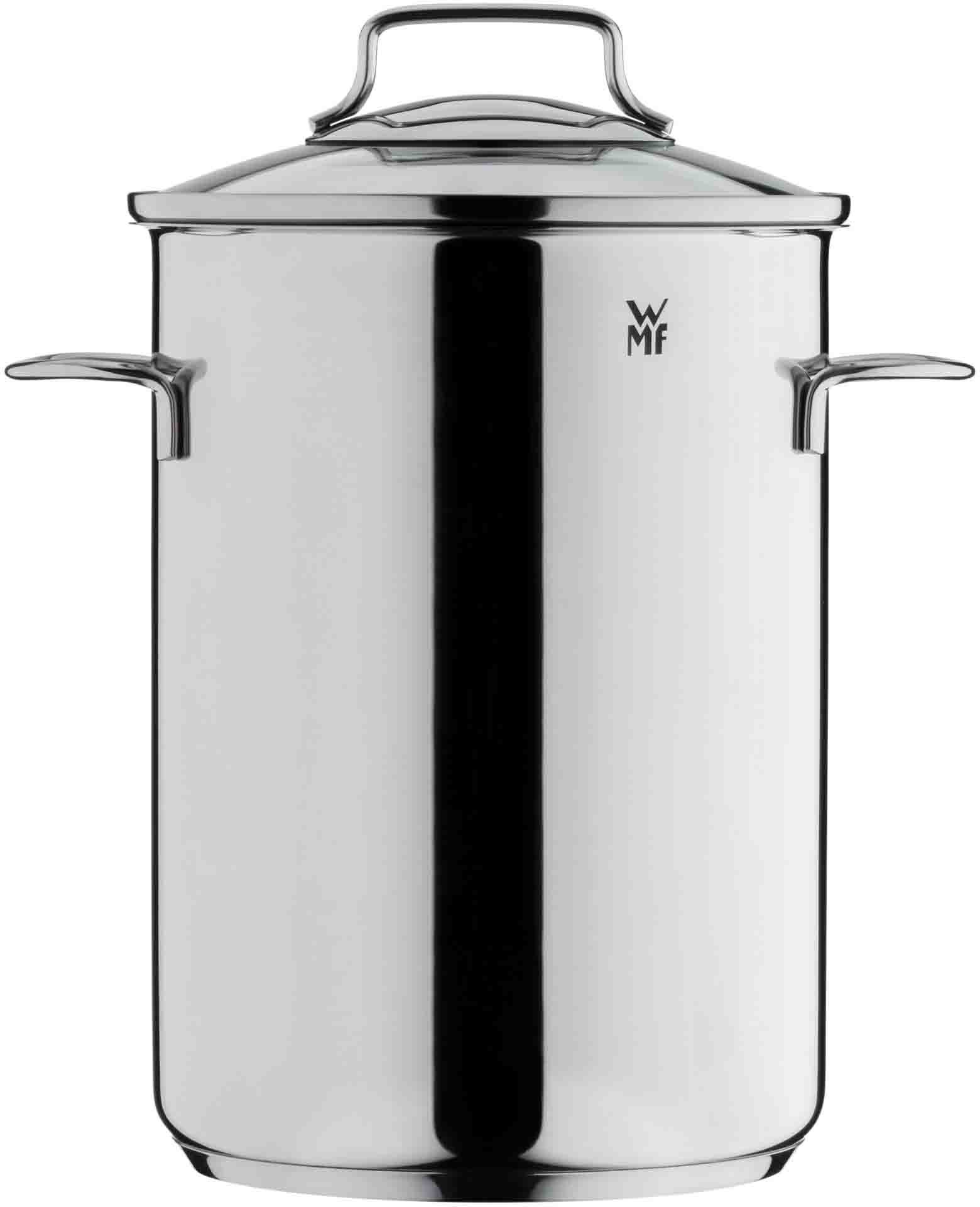 WMF Spargeltopf, Cromargan® Edelstahl Rostfrei 18/10, Ø 16 cm, mit Siebeinsatz, Induktion, 4,5 Liter