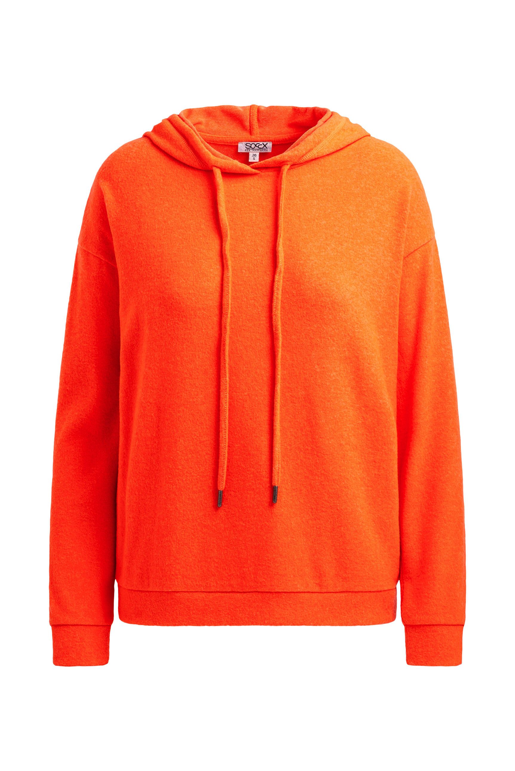 SOCCX Kapuzenpullover aus Flauschstrick