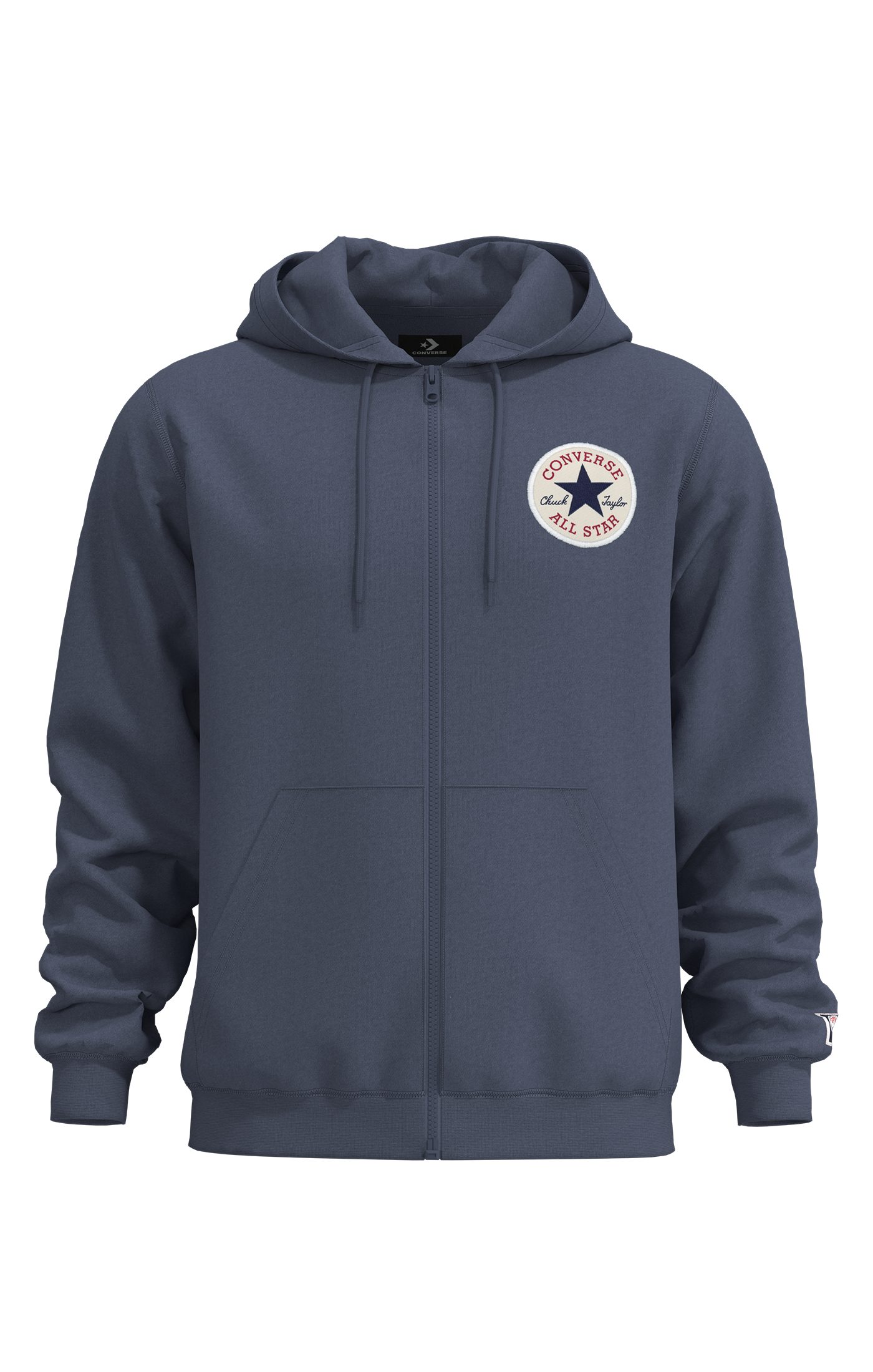 Converse Kapuzensweatjacke CHUCK FLEECE STANDARD FIT mit Kordelzug an der K günstig online kaufen