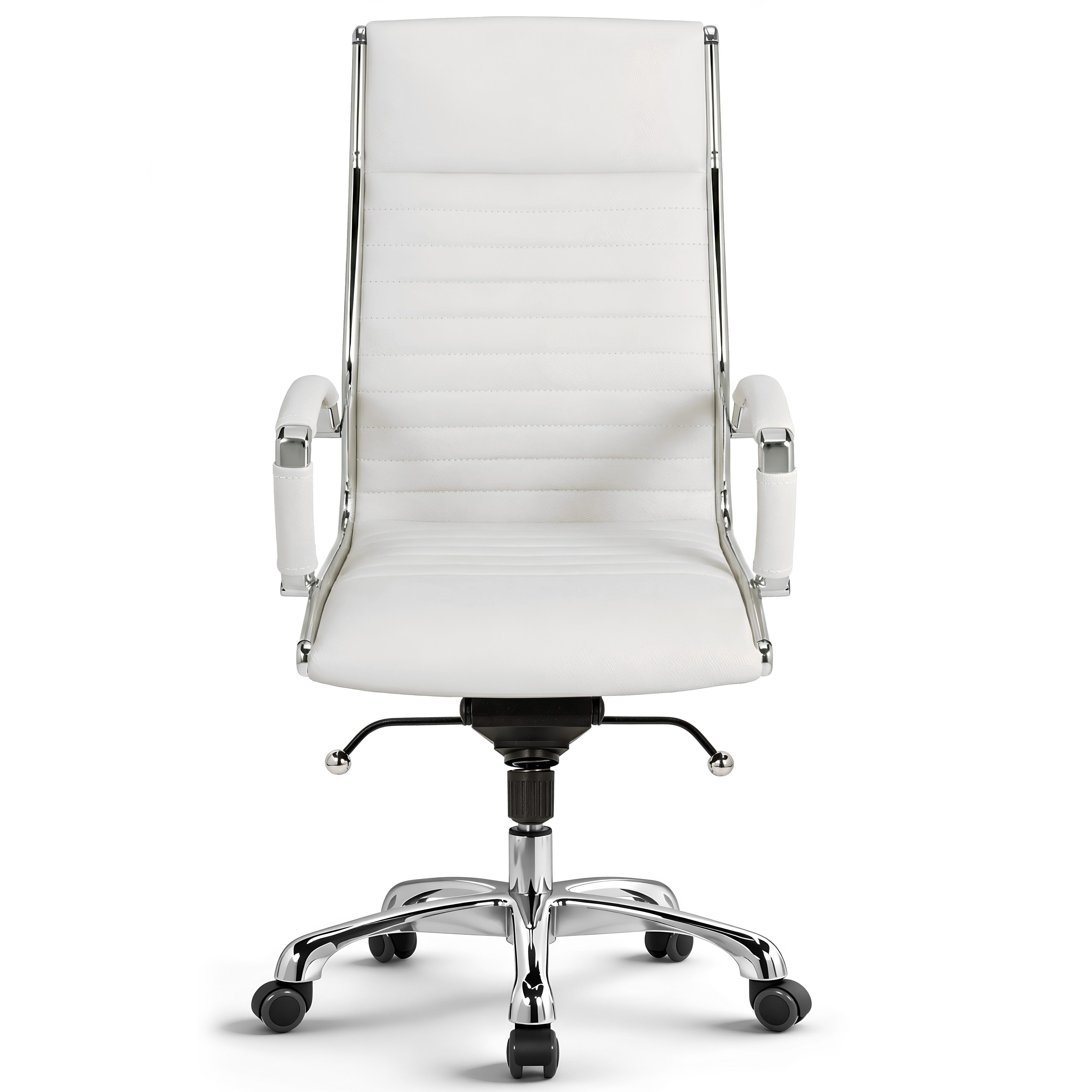 Versee Chefsessel VERSEE Montreal Bürostuhl Leder, 150kg belastbar, ergonomisch (Design Drehstuhl für Büro und Arbeitszimmer), mit Lendenstütze, höhenverstellbar, gepolstert, Wippmechanik