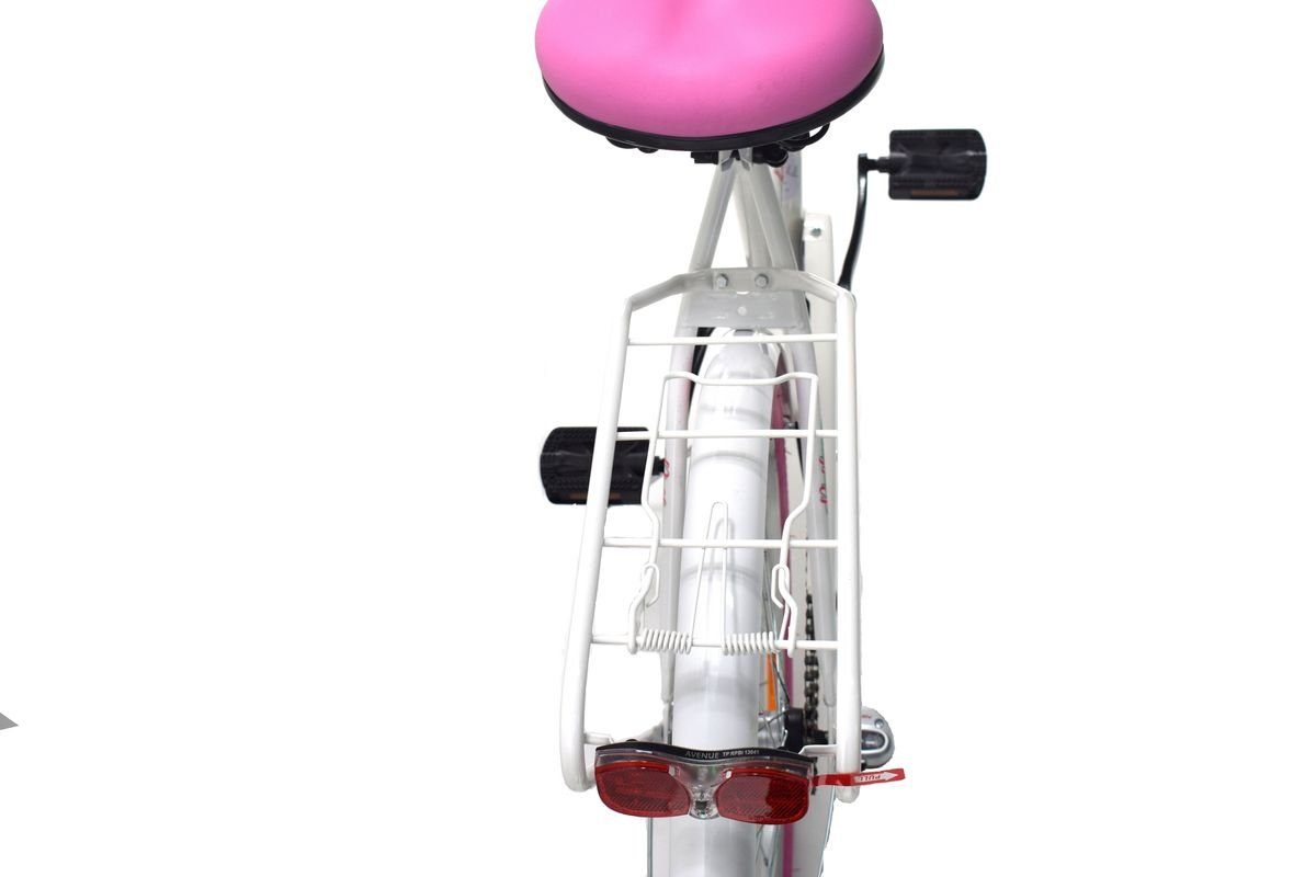 T&Y Trade Cityrad 24 Zoll Kinder Mädchen City Fahrrad Bike Rad NEXUS Reflex WMP 3 Gang, 3 Gang Shimano, Nabenschaltung, Rücktritt, Gepäckträger, Licht, 3 Nexus Gang, Seitenständer, Korb