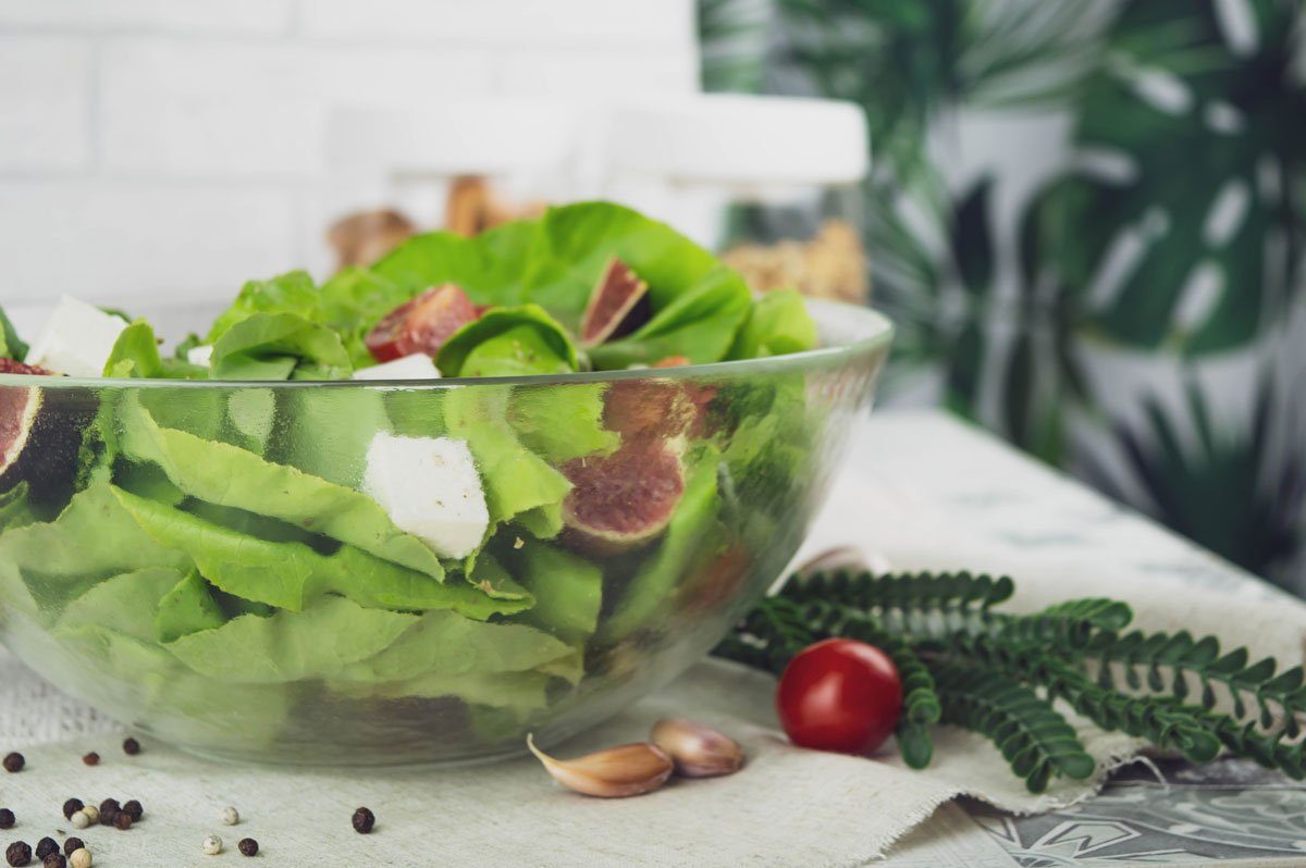 Sendez Salatschüssel Große Salatschale 25 cm Servierschale Schale Glasschale, Glas – Bild 3 von 5