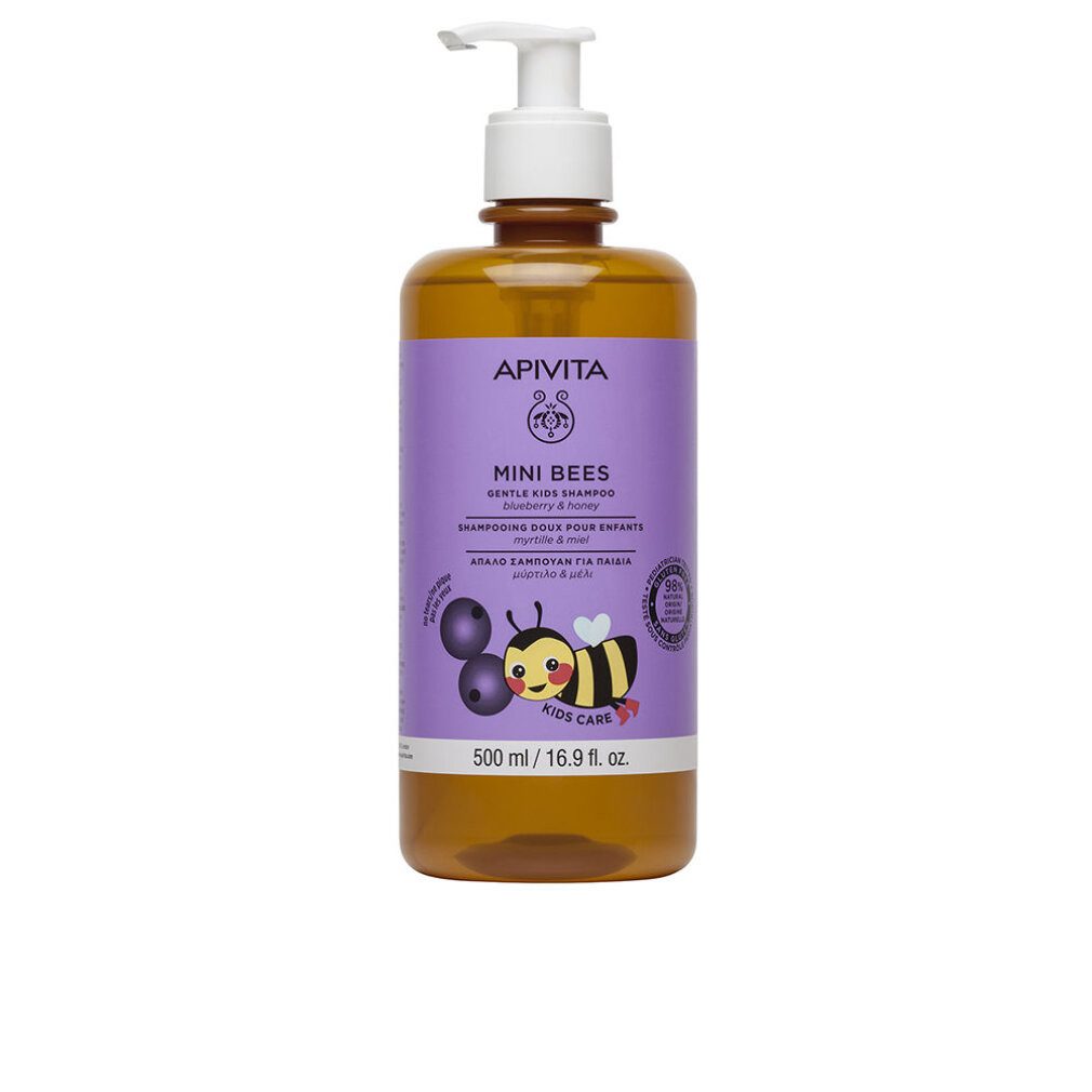 Apivita Haarshampoo Mini Bees Kindershampoo Heidelbeere & Honig