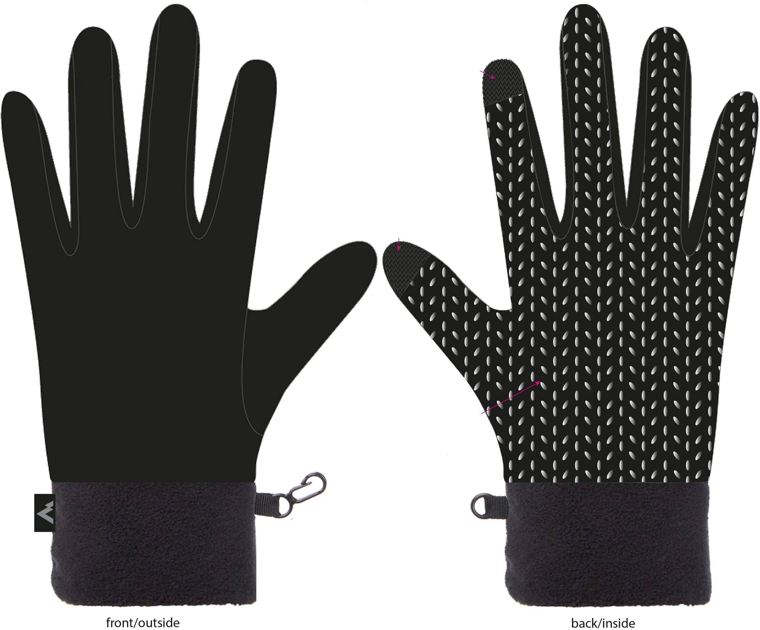 McKINLEY Skihandschuhe Ux.-Handschuh RAMBERG ux BRAUN MIT MOTIV