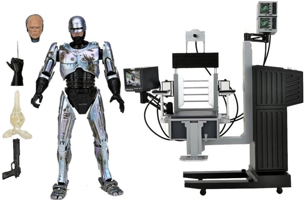 NECA Actionfigur NECA - RoboCop - Ultimate Battle Damaged RoboCop with Chair 18 cm