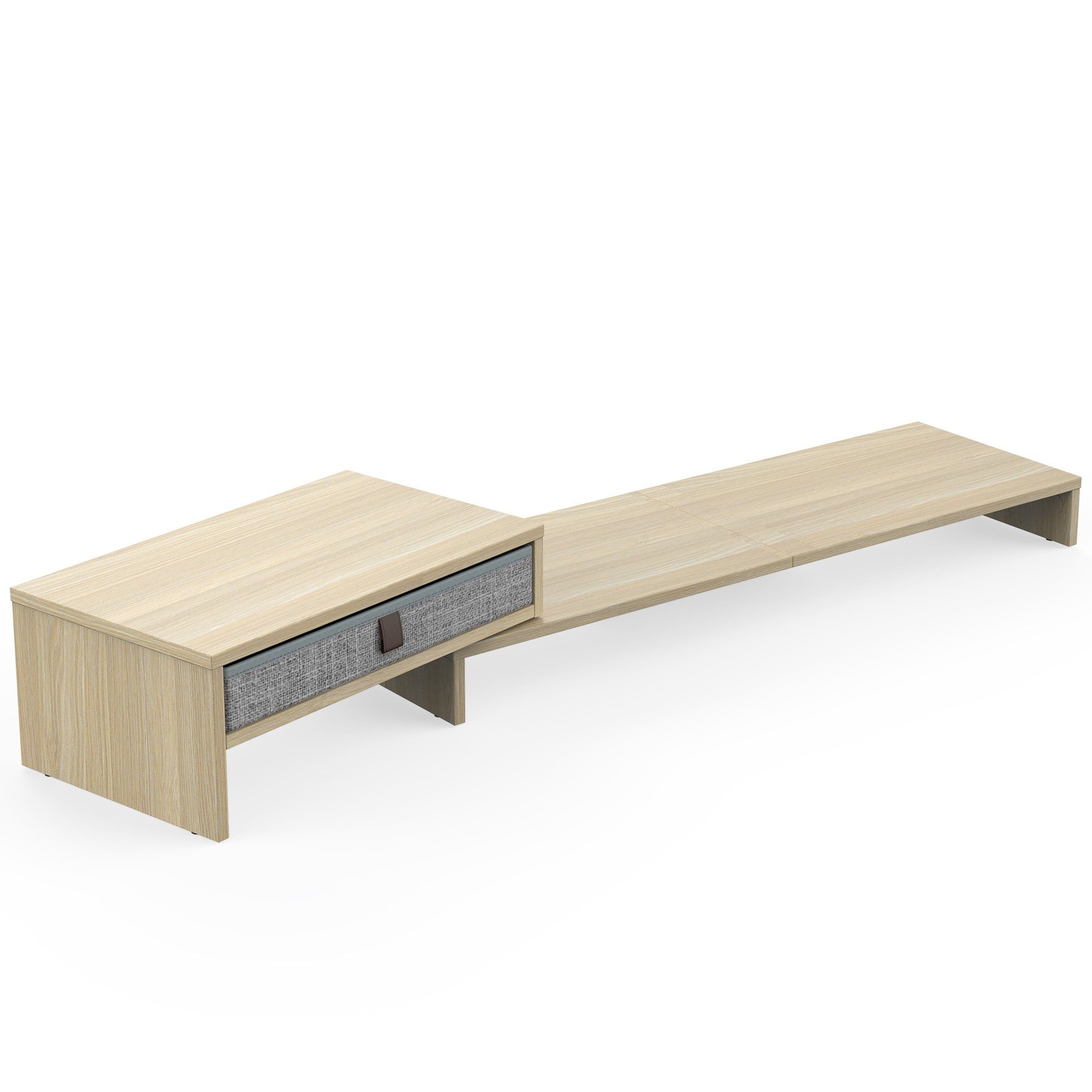 Fenge Monitorständer Dual Monitorständer, (mit Schublade)