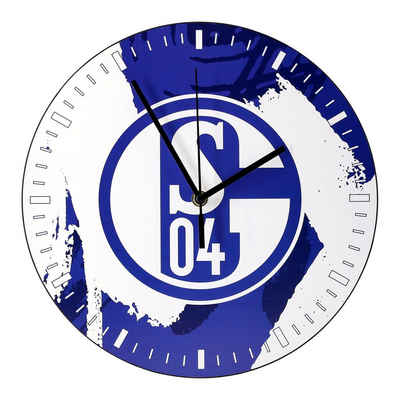 FC Schalke 04 Wanduhr FC Schalke 04 Wanduhr Köningsblau 30 cm