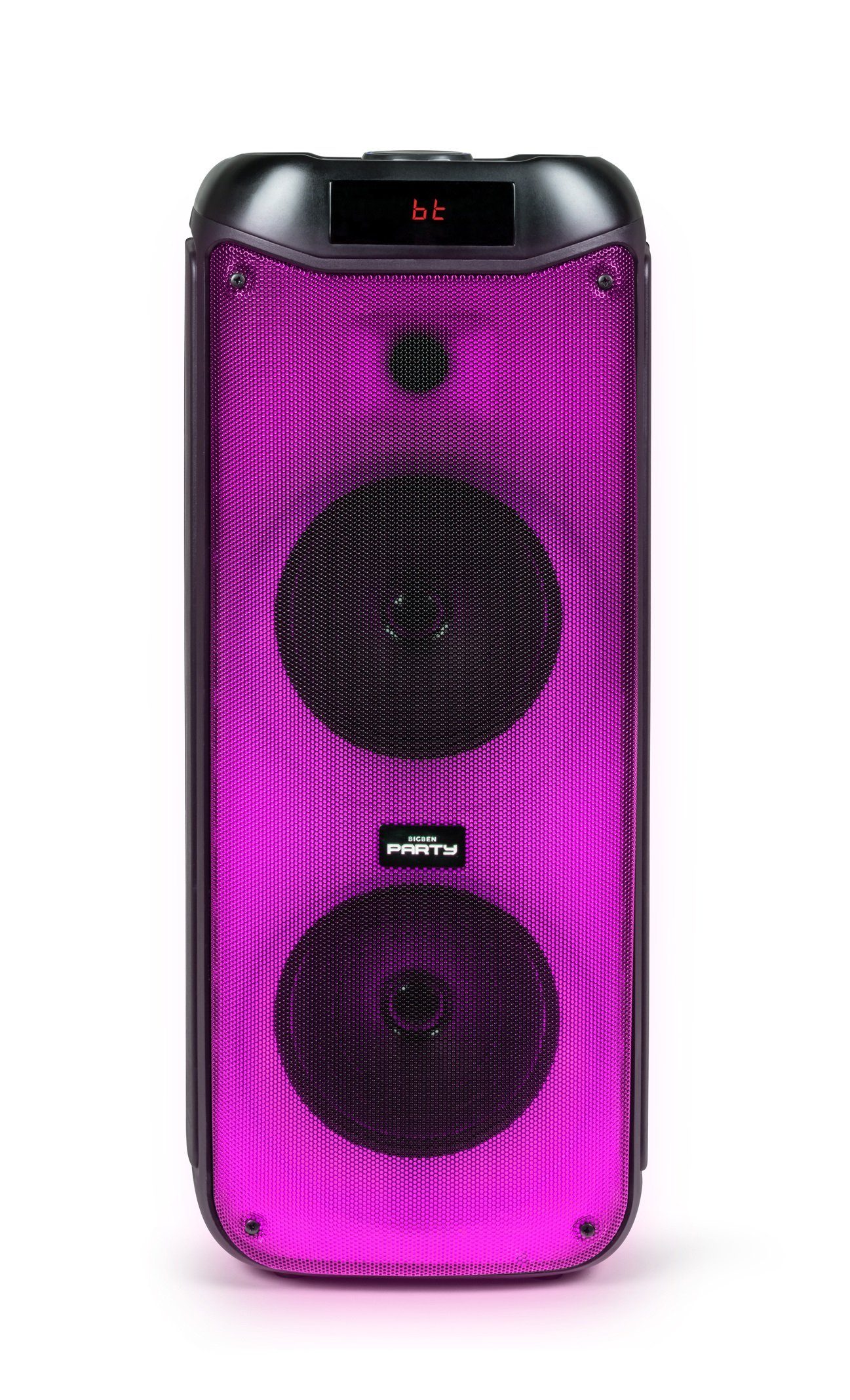 BigBen Box W, Party-Lautsprecher PARTY mit kabellos, L inkl. RGB-Beleuchtung, (Bluetooth, AU387216 15 Mikrofon)