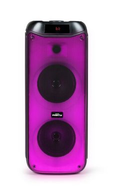 BigBen PARTY Box L AU387216 Party-Lautsprecher (Bluetooth, 15 W, mit RGB-Beleuchtung, kabellos, inkl. Mikrofon)