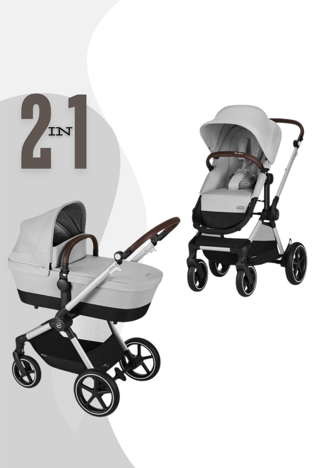 Cybex Kombi-Kinderwagen Cybex EOS Lux Kinderwagen 2-in-1