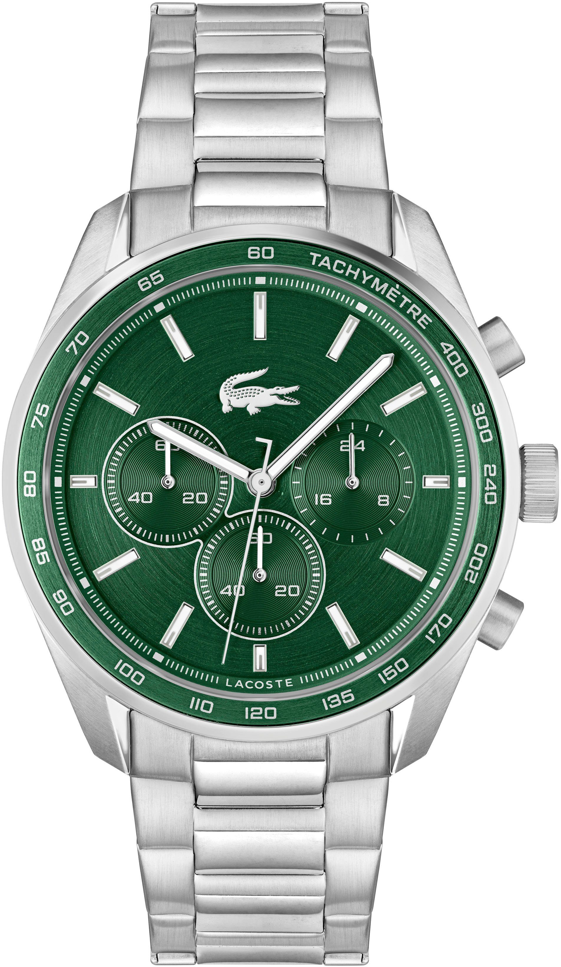 Lacoste Chronograph VANCOUVER, Quarzuhr, Armbanduhr, Herrenuhr, Stoppfunktion, 12/24-Stunden-Anzeige