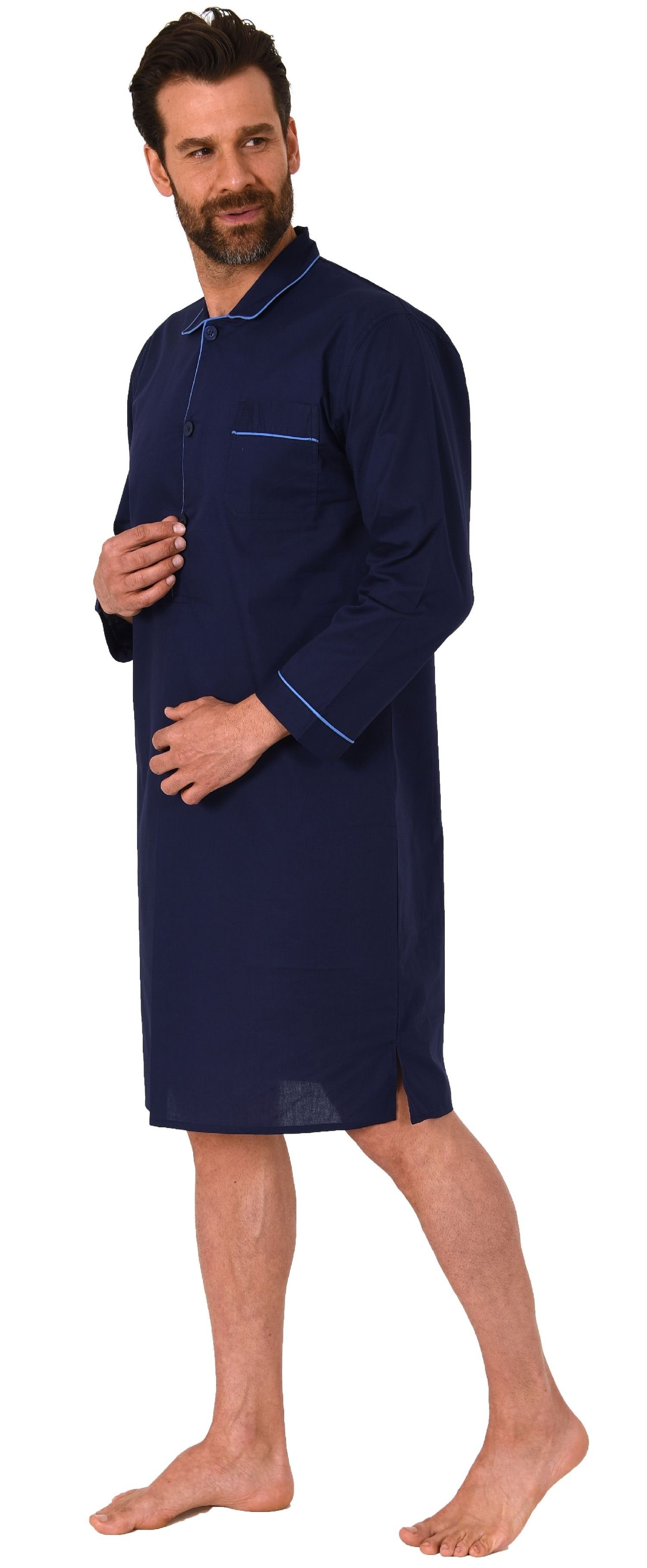 Normann Pyjama Klassisches Herren Nachthemd langarm günstig online kaufen