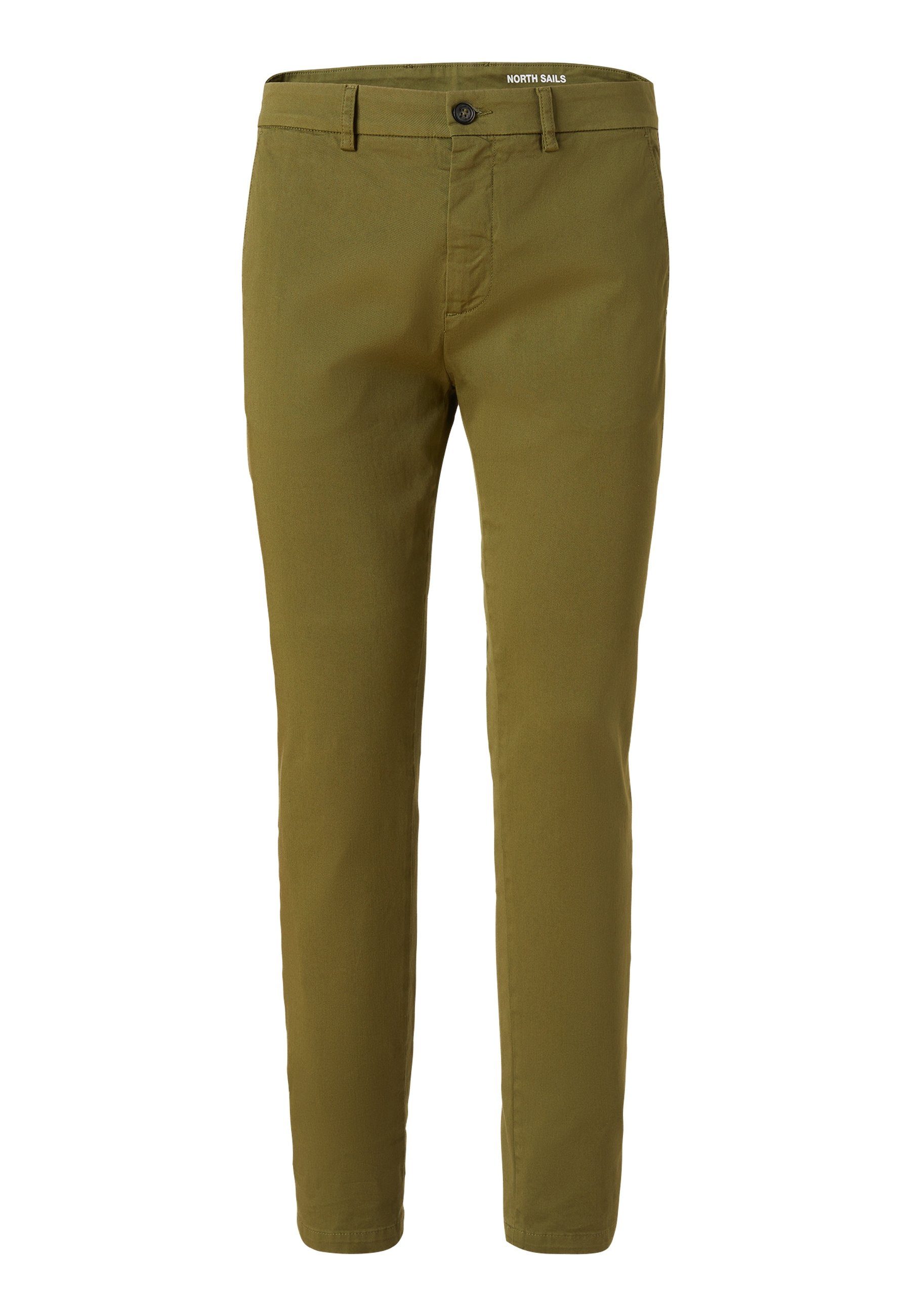 Chinohose Slim-Fit-Chinos OLIVE Sails North GREEN