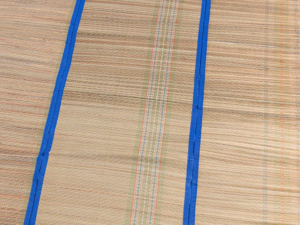 Picknickdecke Strandmatte aus Stroh 150 x 170cm – isolierend & pflegeleicht, Sport-Knight®
