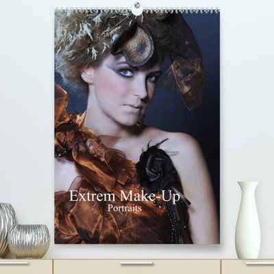 CALVENDO Wandkalender Extrem Make-Up Portraits (Premium, hochwertiger DIN A2 Wandkalender 2023, Kunstdruck in Hochglanz)