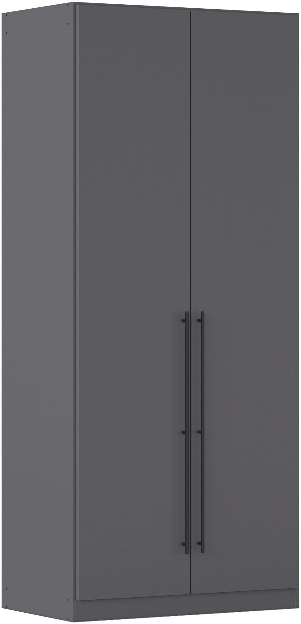 OTTO home Kleiderschrank Mehrzweckschrank Aktenschrank Möbel Mietswohnung Schlafzimmer AVOLA (3 verschiedene Ausstattungen BASIC/CLASSIC/PREMIUM (inkl. SOFT-CLOSE) mit hochwertigen Stangengriffen in Schwarz aus Metall MADE IN GERMANY