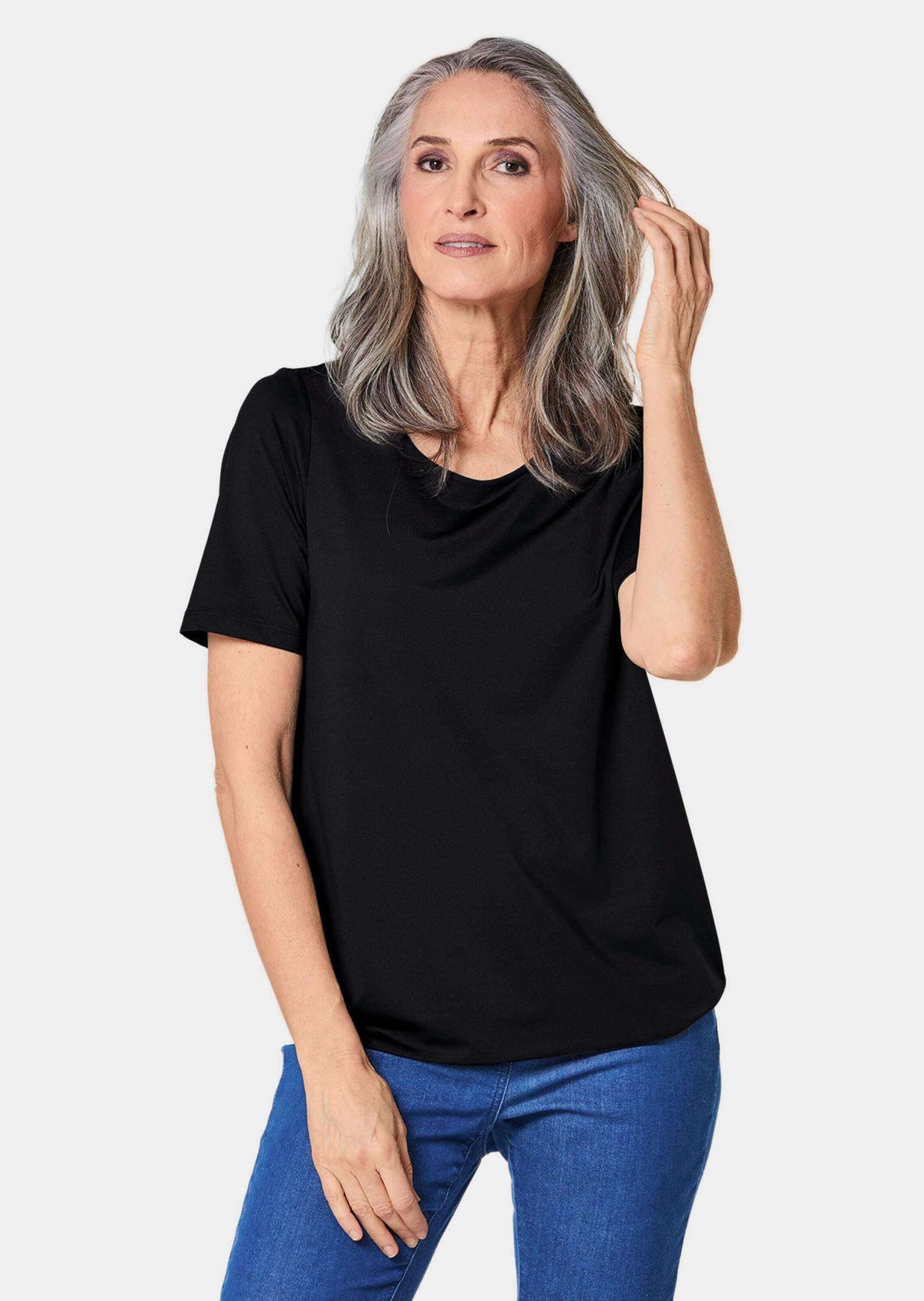 GOLDNER T-Shirt Gepflegtes Shirt in formstabiler günstig online kaufen