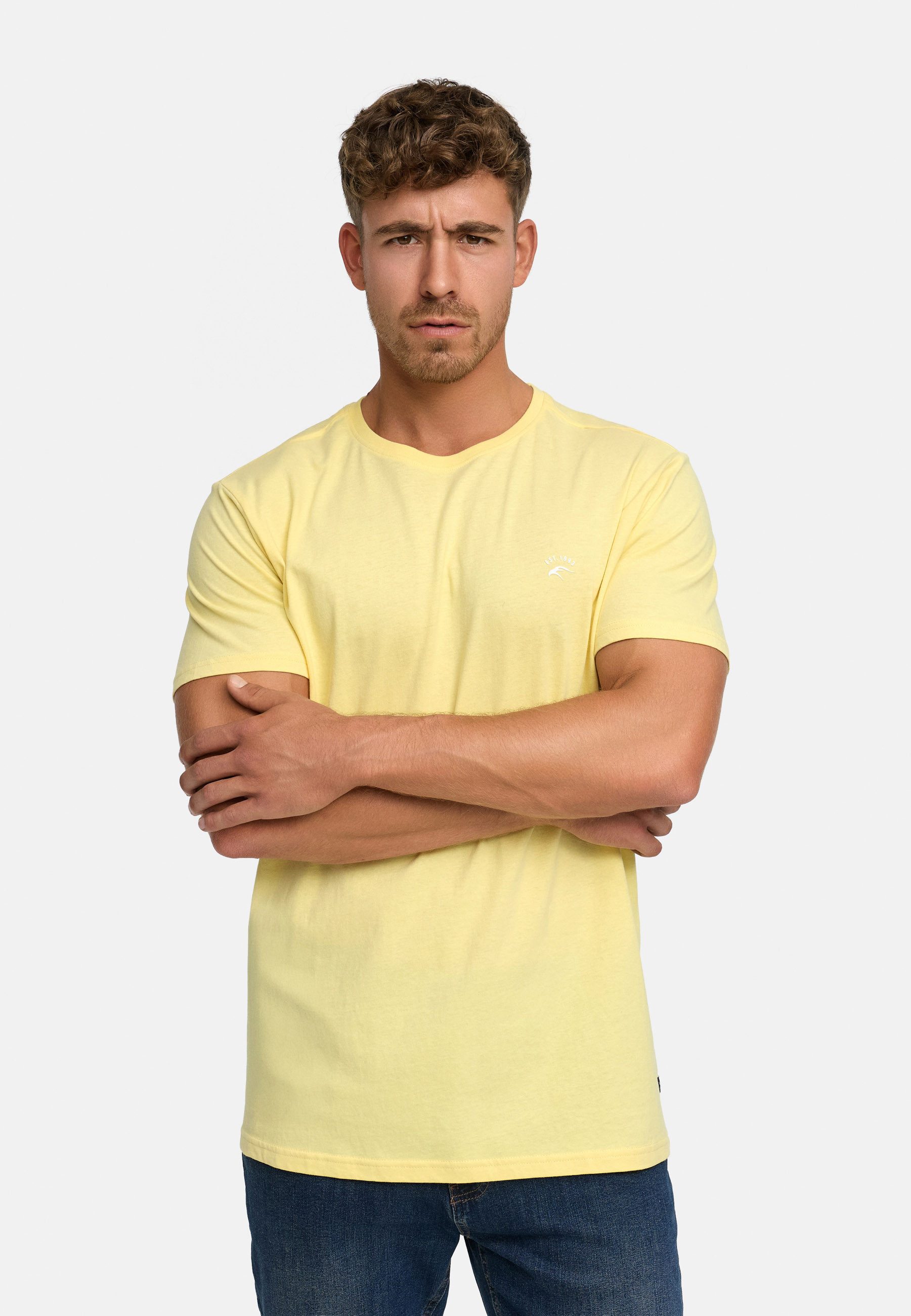 Indicode T-Shirt Herren Kloge Shirt Tee günstig online kaufen