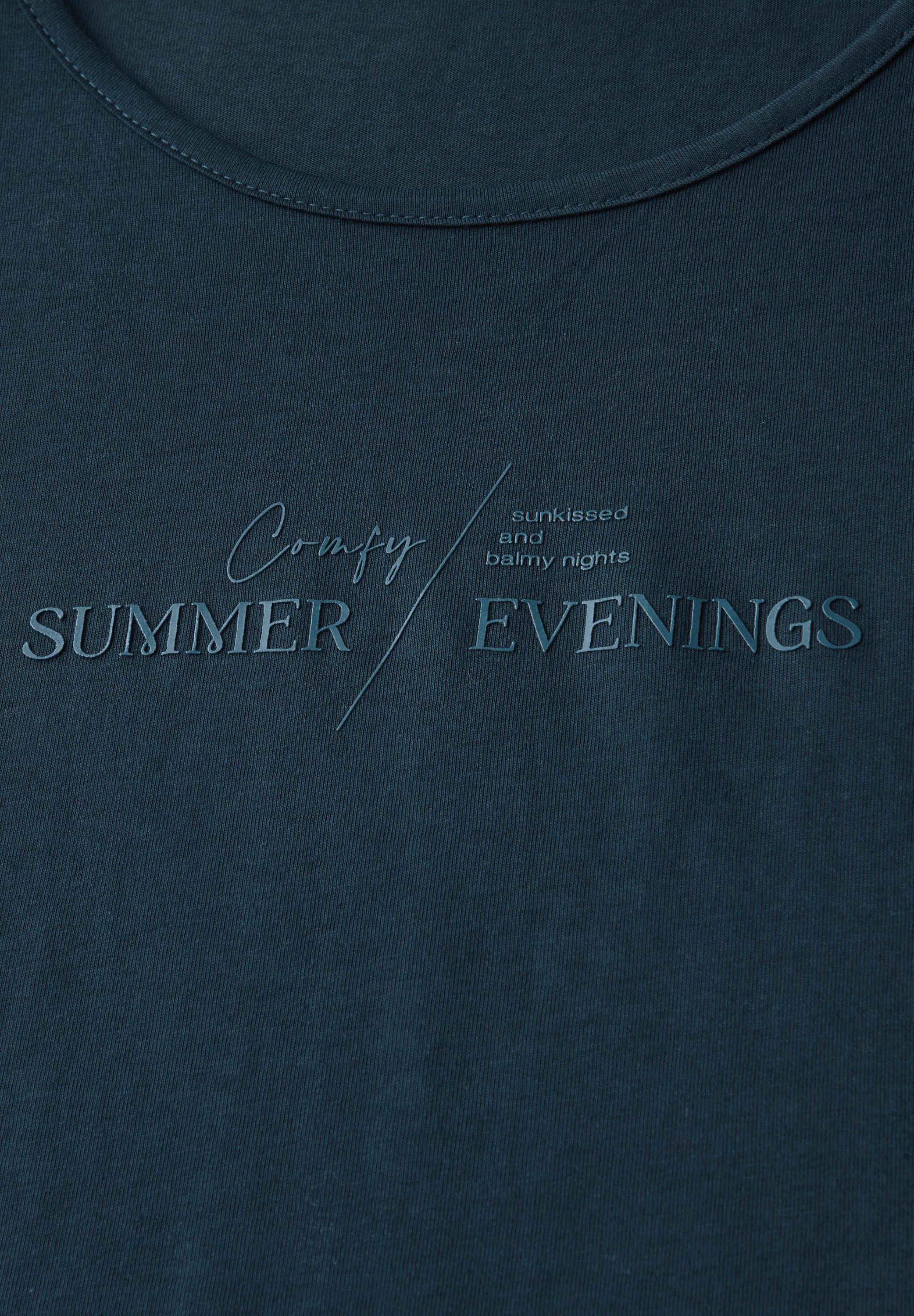 STREET ONE T-Shirt aus Baumwolle mit Stretchante