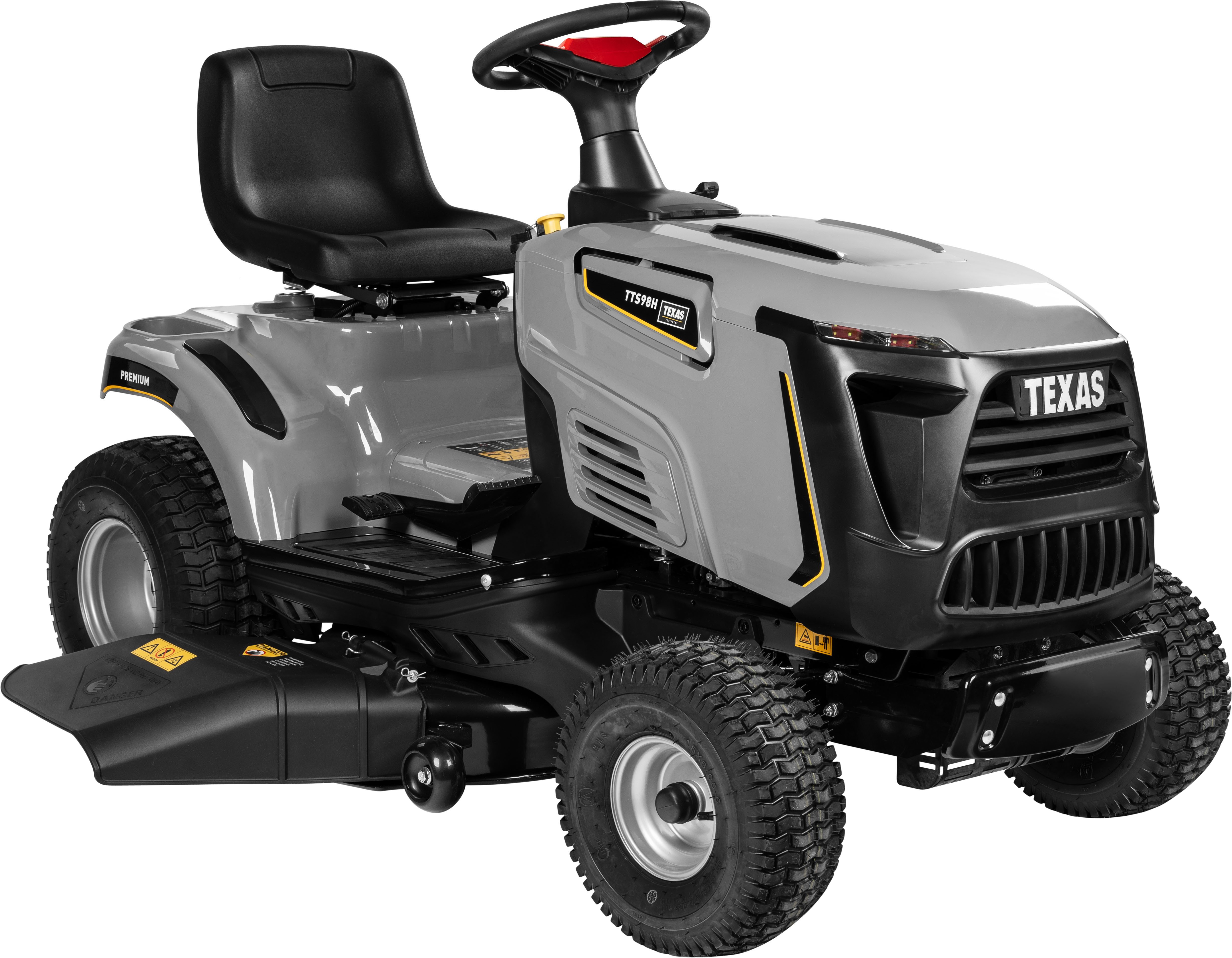 Texas Rasentraktor Premium TTS98H SET, 98 cm Schnittbreite, inkl. Anhänger