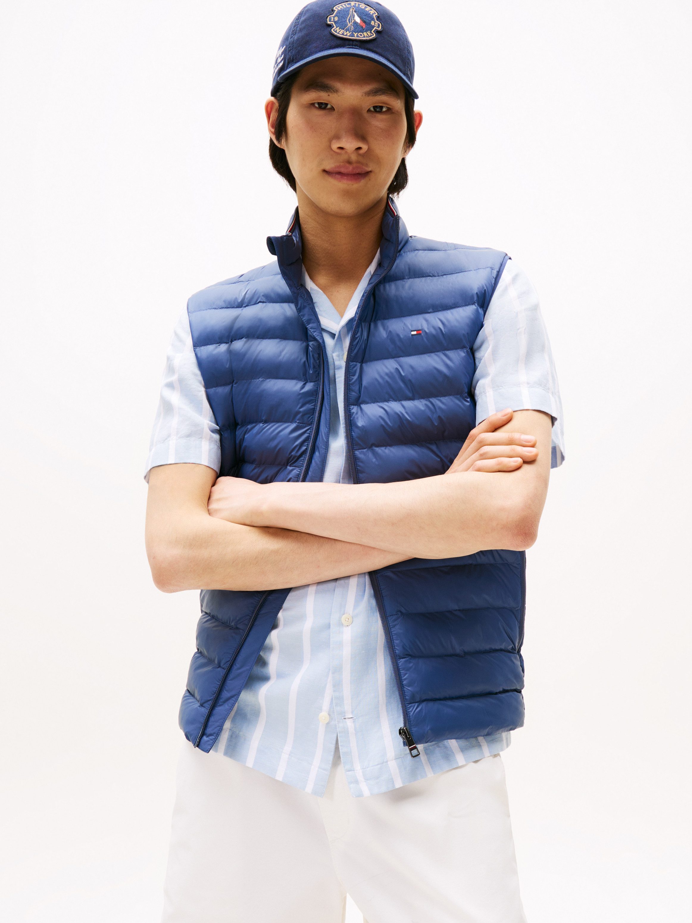 Tommy Hilfiger Steppweste PACKABLE RECYCLED VEST mit Logostickerei günstig online kaufen