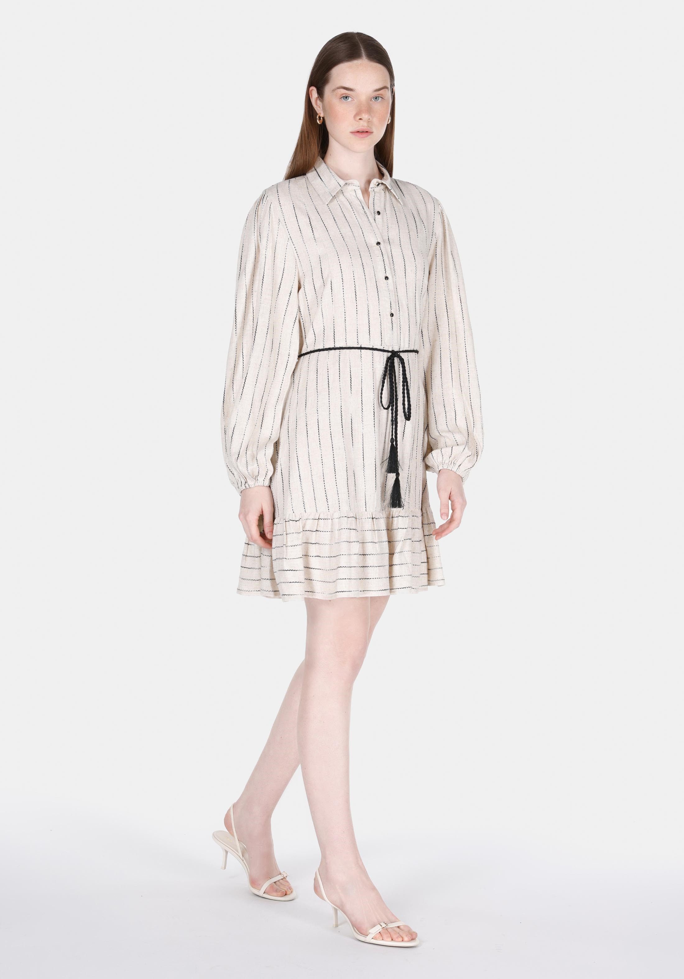 Colins Midikleid Colins Regular Fit Damenkleid