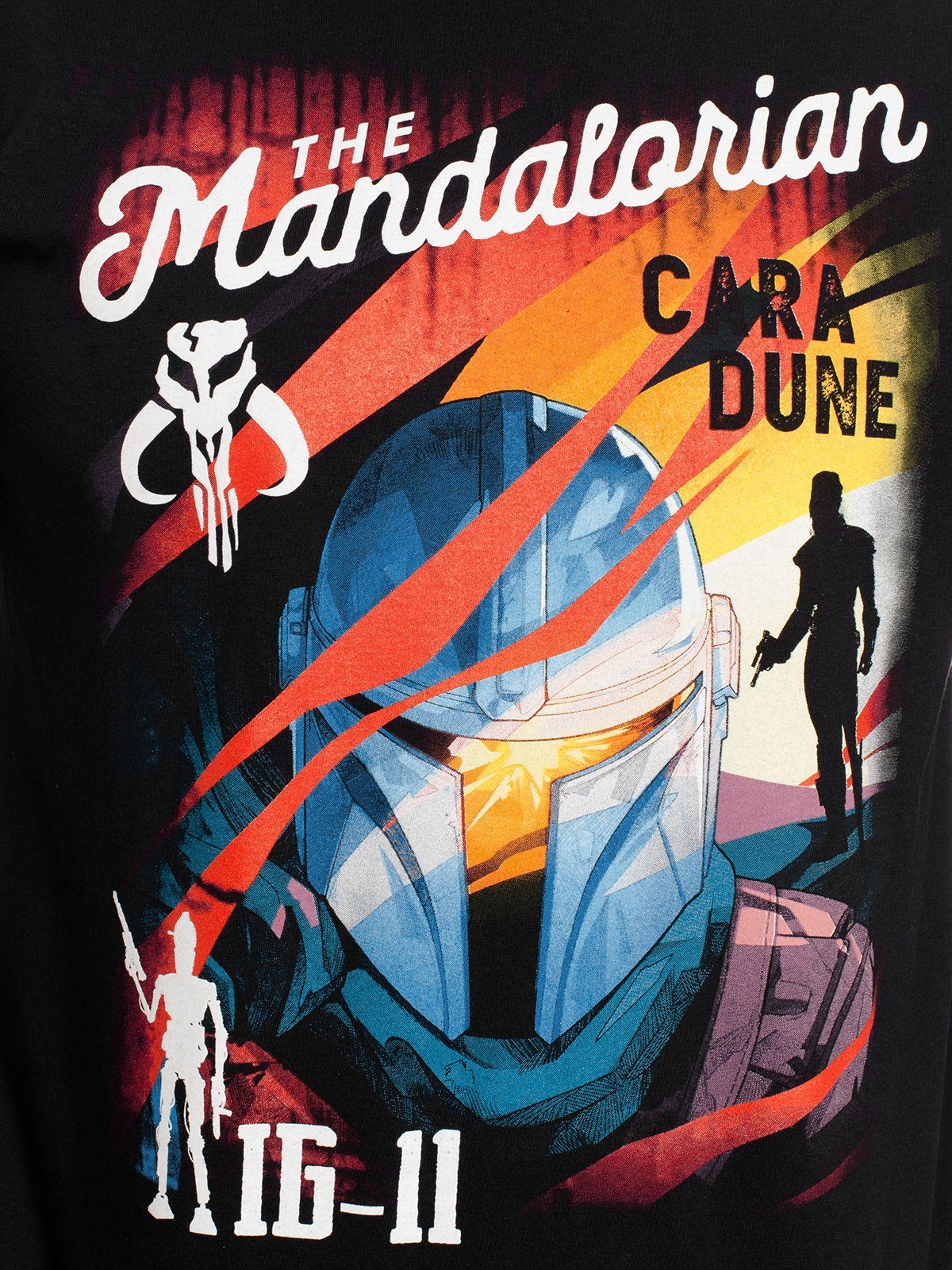 Herren Shirts Star Wars T-Shirt The Mandalorian Hunters