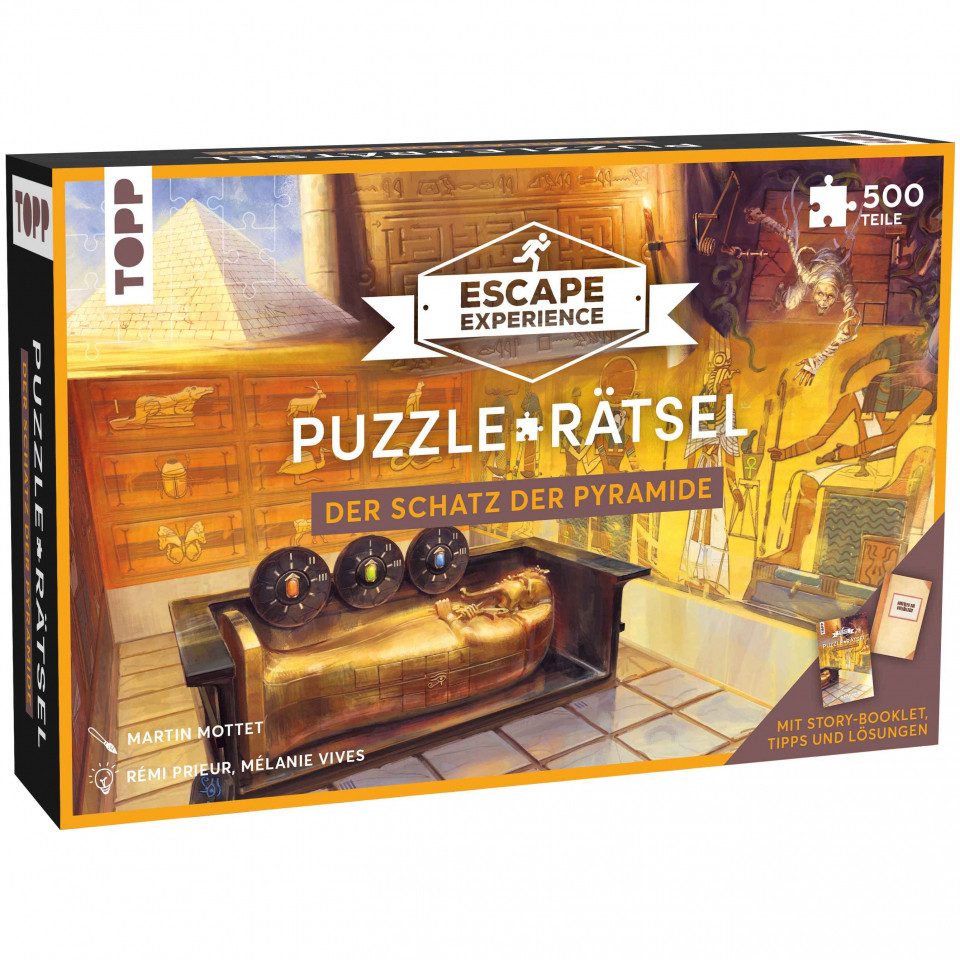 frechverlag Spiel, Escape Experience - Puzzle-Rätsel - Pyramide - deutsch