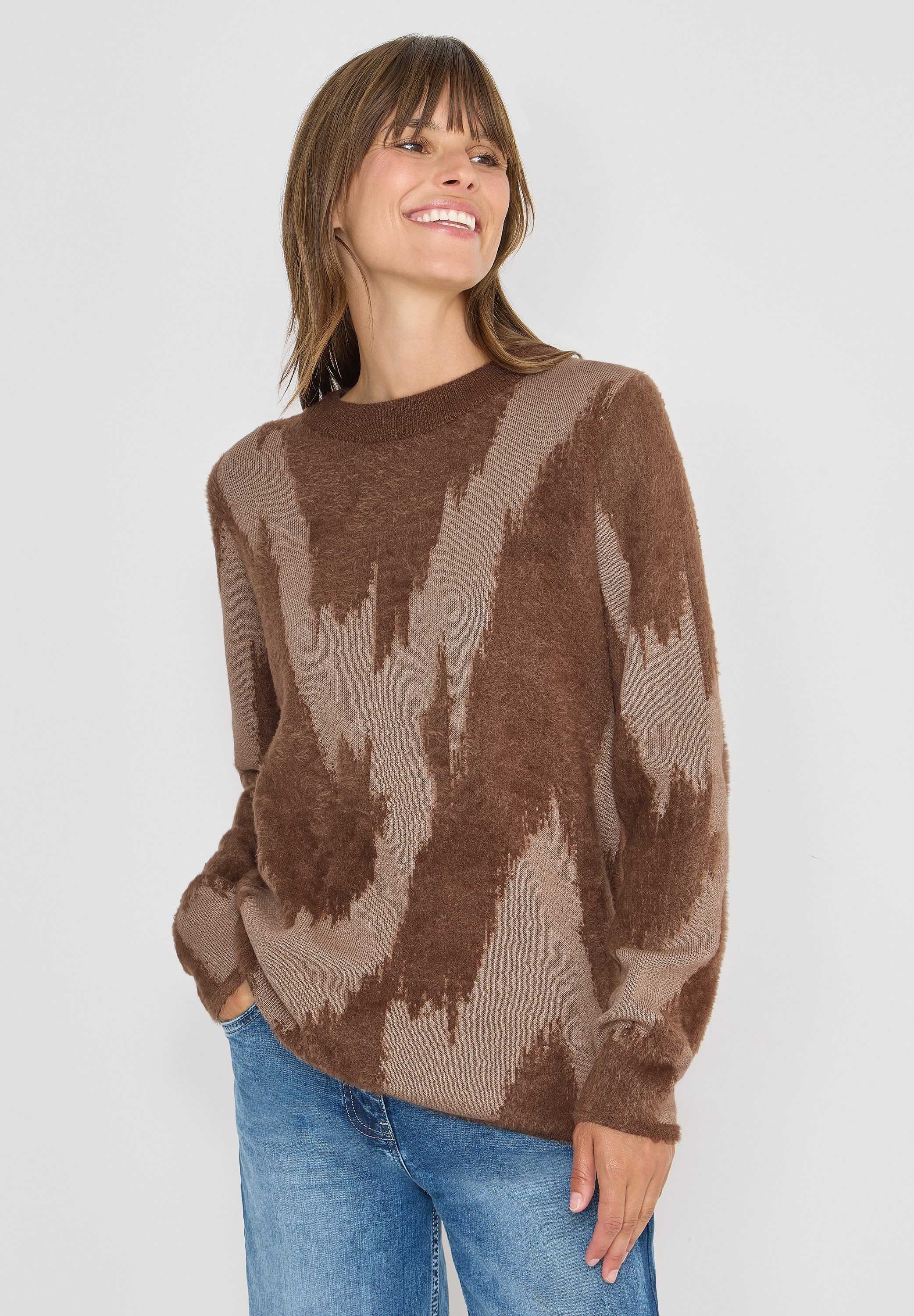 CECIL Strickpullover Grobstrick günstig online kaufen
