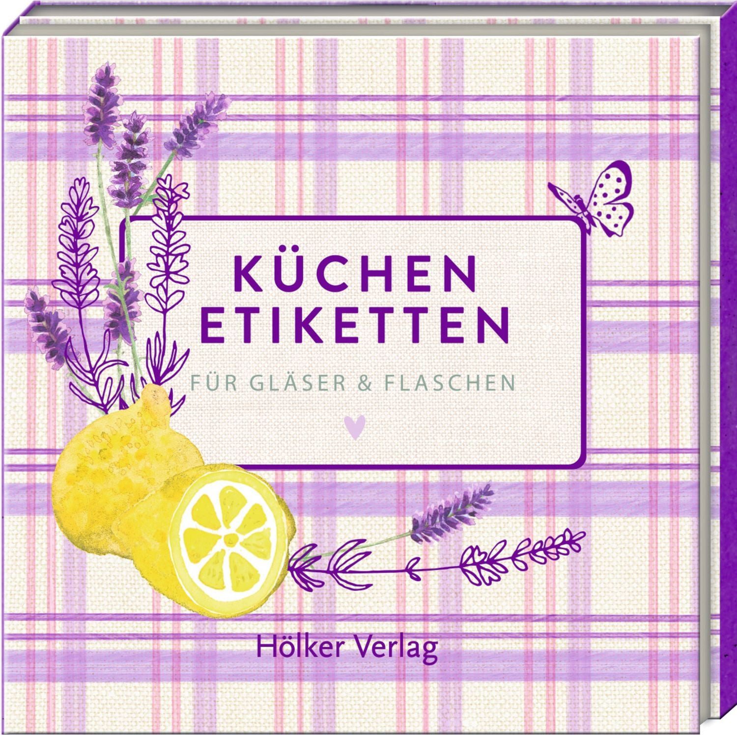 Coppenrath Teller-Set Küchenetiketten - Lavendel