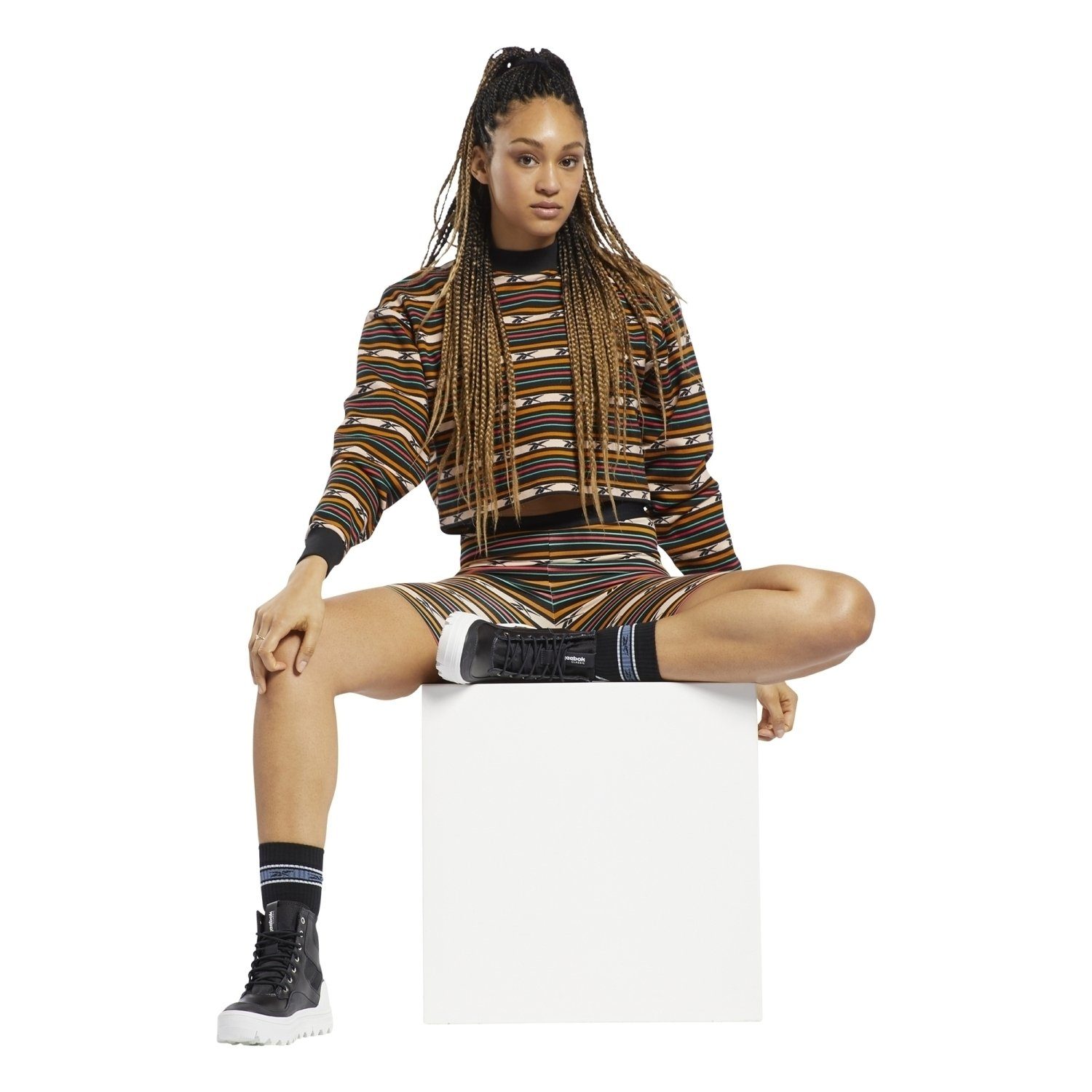 Reebok Classic Sweater Reebok Classics Camp Stripe Crew