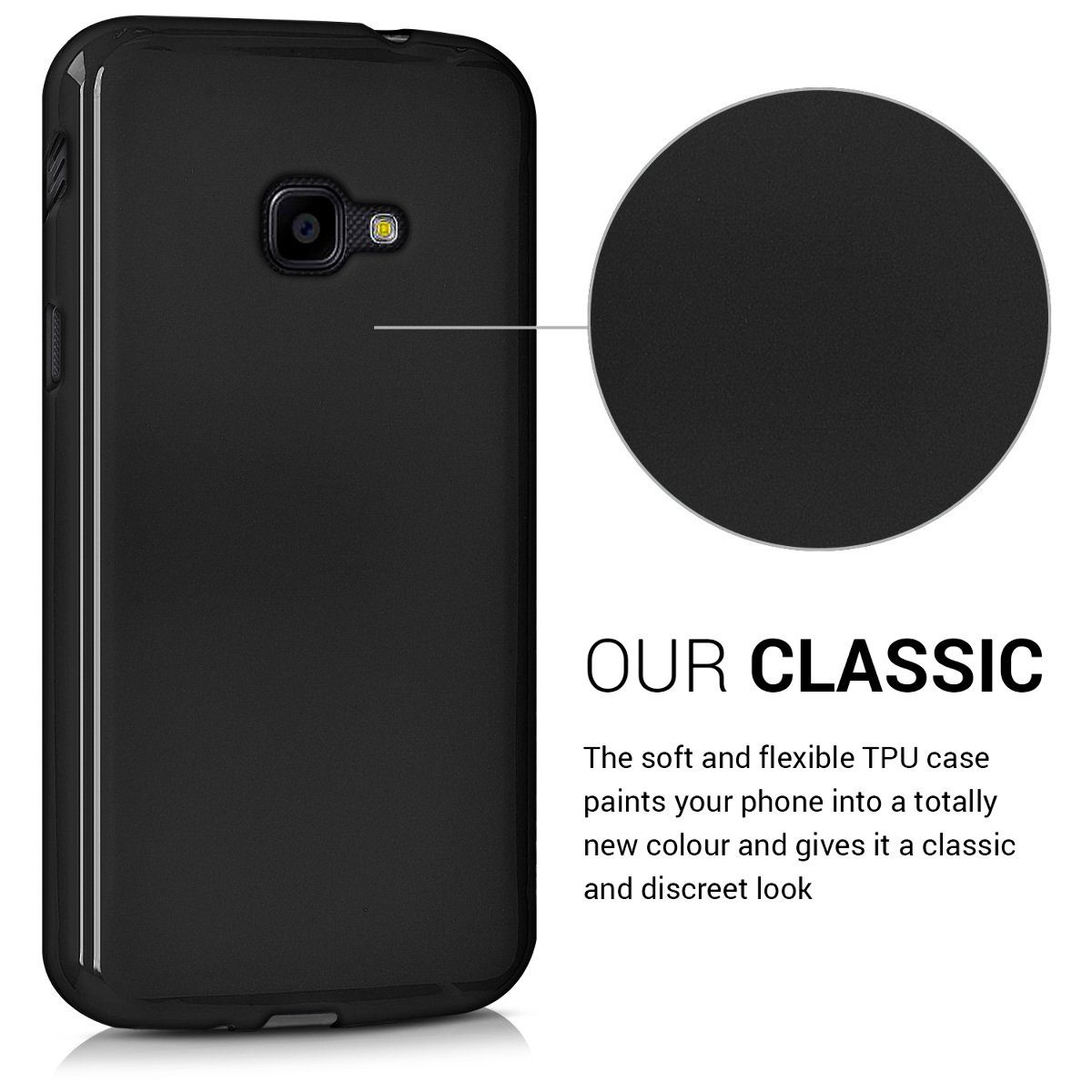 kwmobile Handyhülle Hülle für Samsung Galaxy Xcover 4 / 4S, Hülle Silikon - Soft Handyhülle - Handy Case Cover