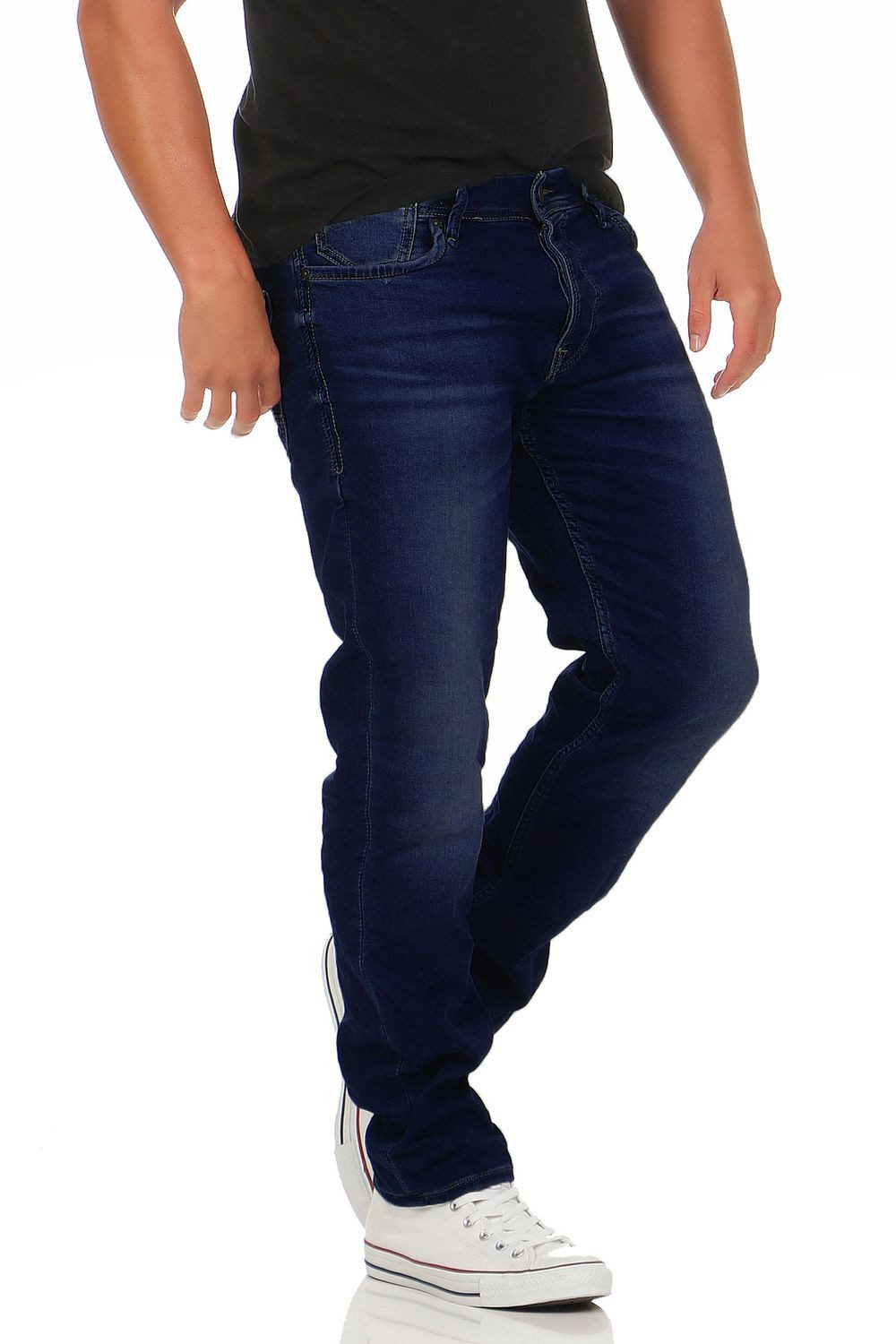 Comfort-fit-Jeans Jack & Jones Mike Original Comfort Tapered Herren Jeans